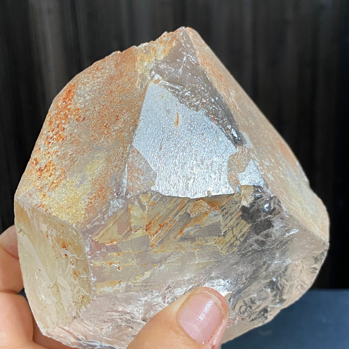 Large Ice-Clear Quartz Crystal with Termination