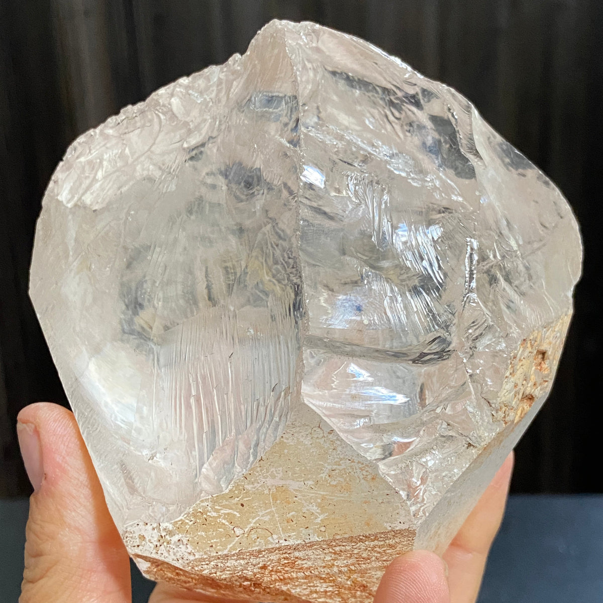 Large Ice-Clear Quartz Crystal with Termination