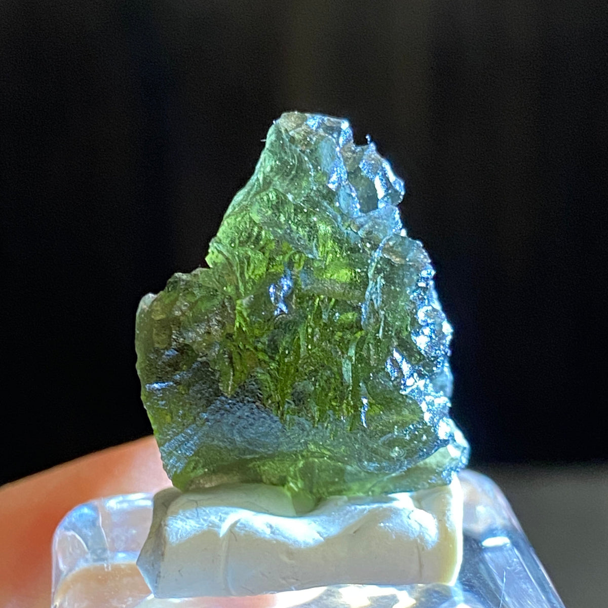 RARE Pařez Moldavite – Vrábče, South Bohemia
