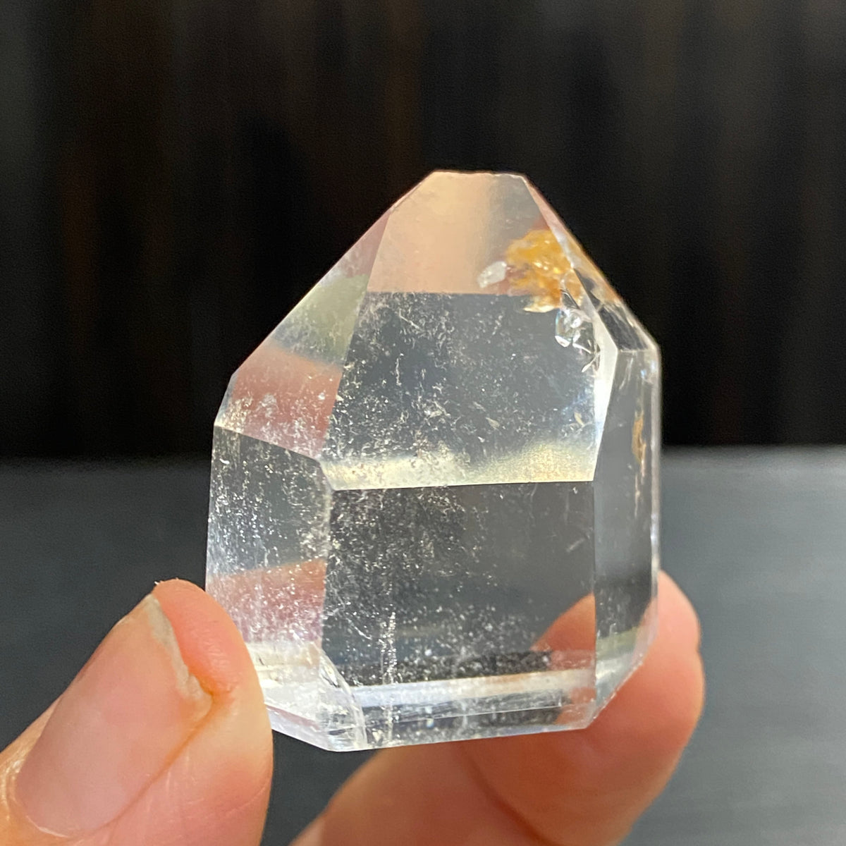 Golden Healer Clear Quartz Standing Point – Brazil