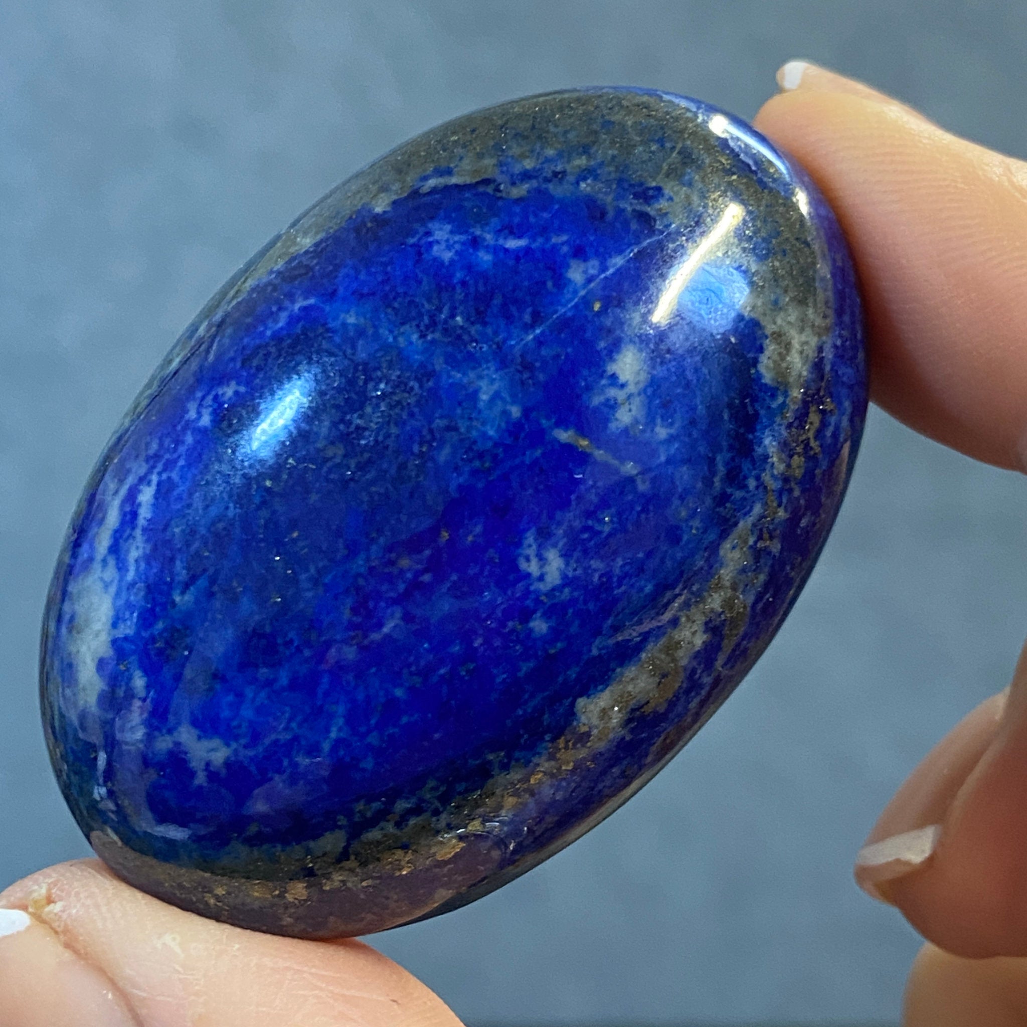 Lapis Lazuli Palmstone from Mine 4 – Afghanistan
