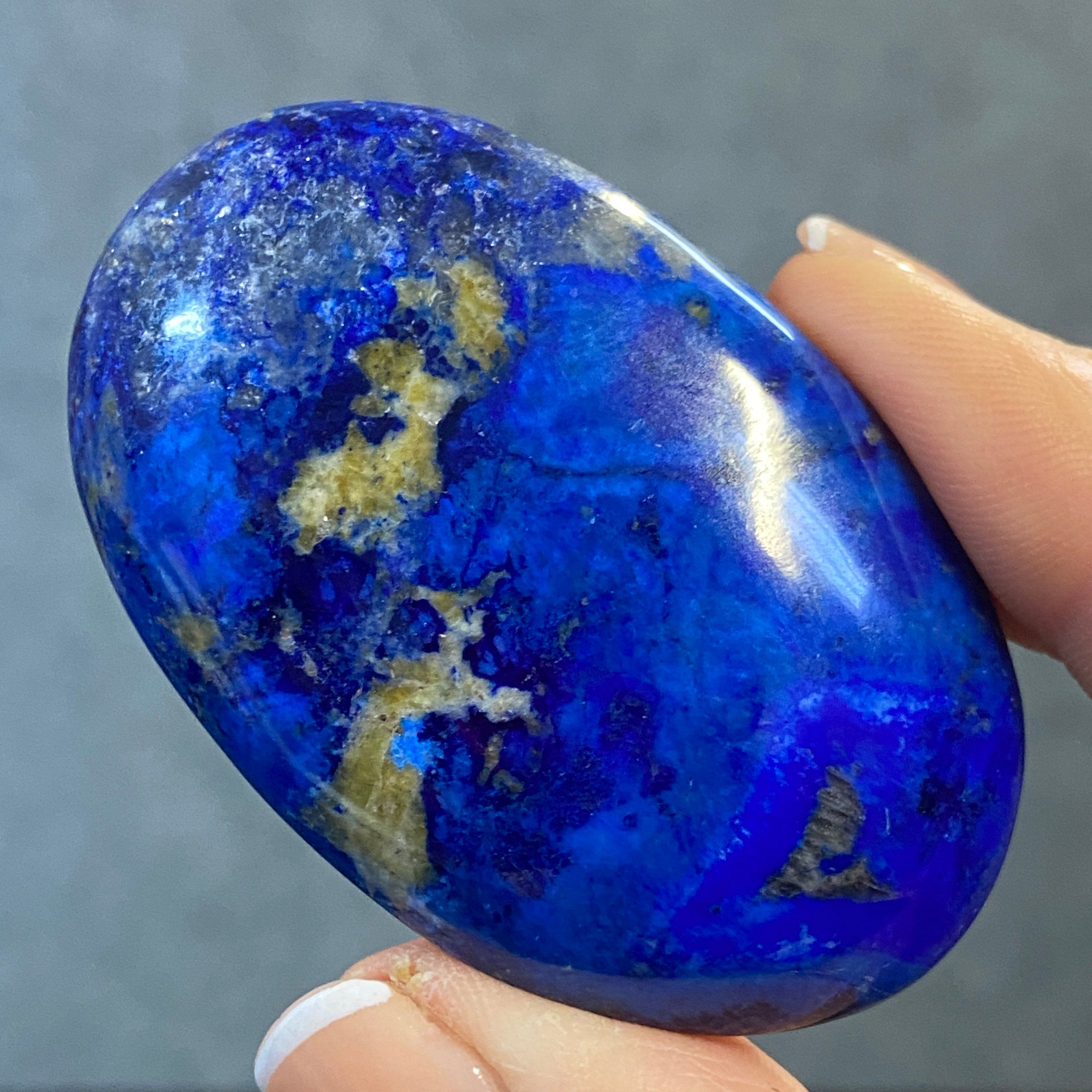 Lapis Lazuli Palmstone from Mine 4 – Afghanistan