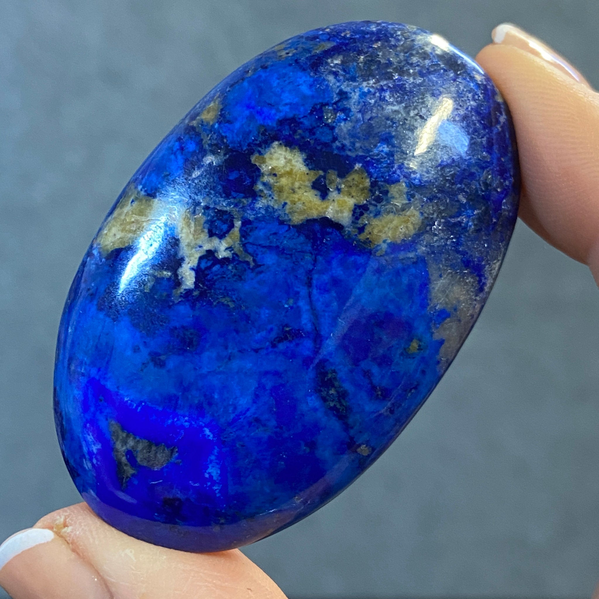 Lapis Lazuli Palmstone from Mine 4 – Afghanistan