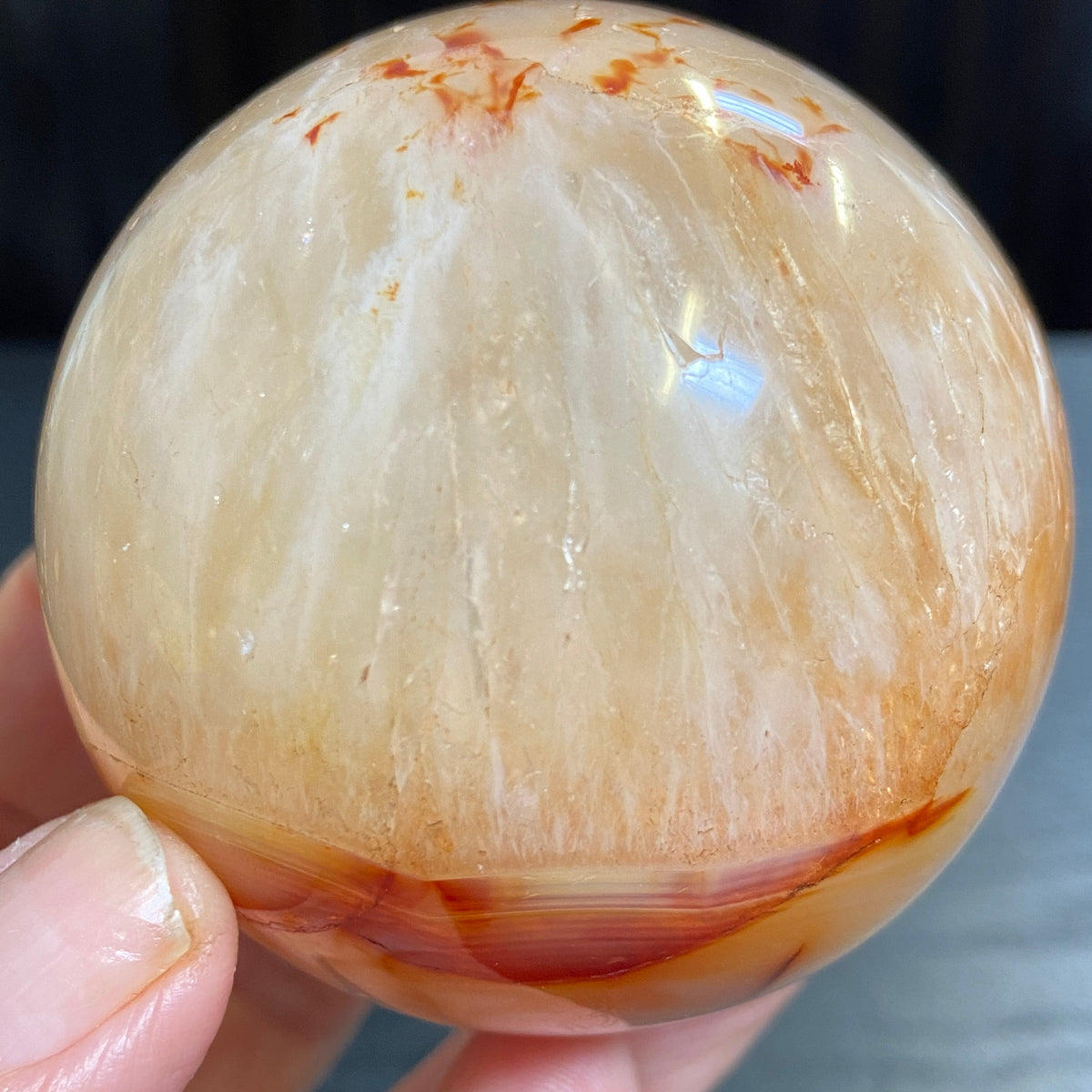 Carnelian Sphere – Madagascar
