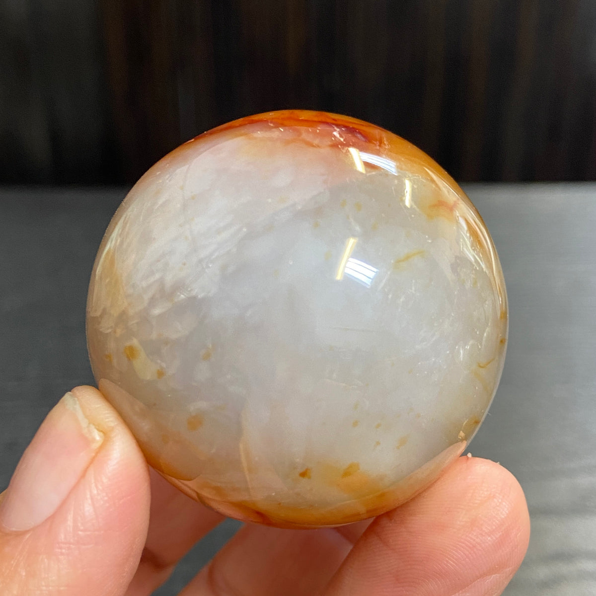 Carnelian Sphere – Madagascar