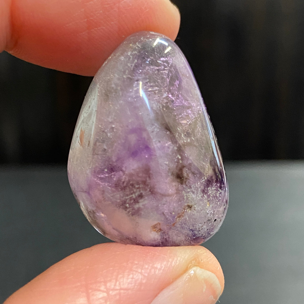 Brandberg Smoky Amethyst Tumbled Stone – Namibia