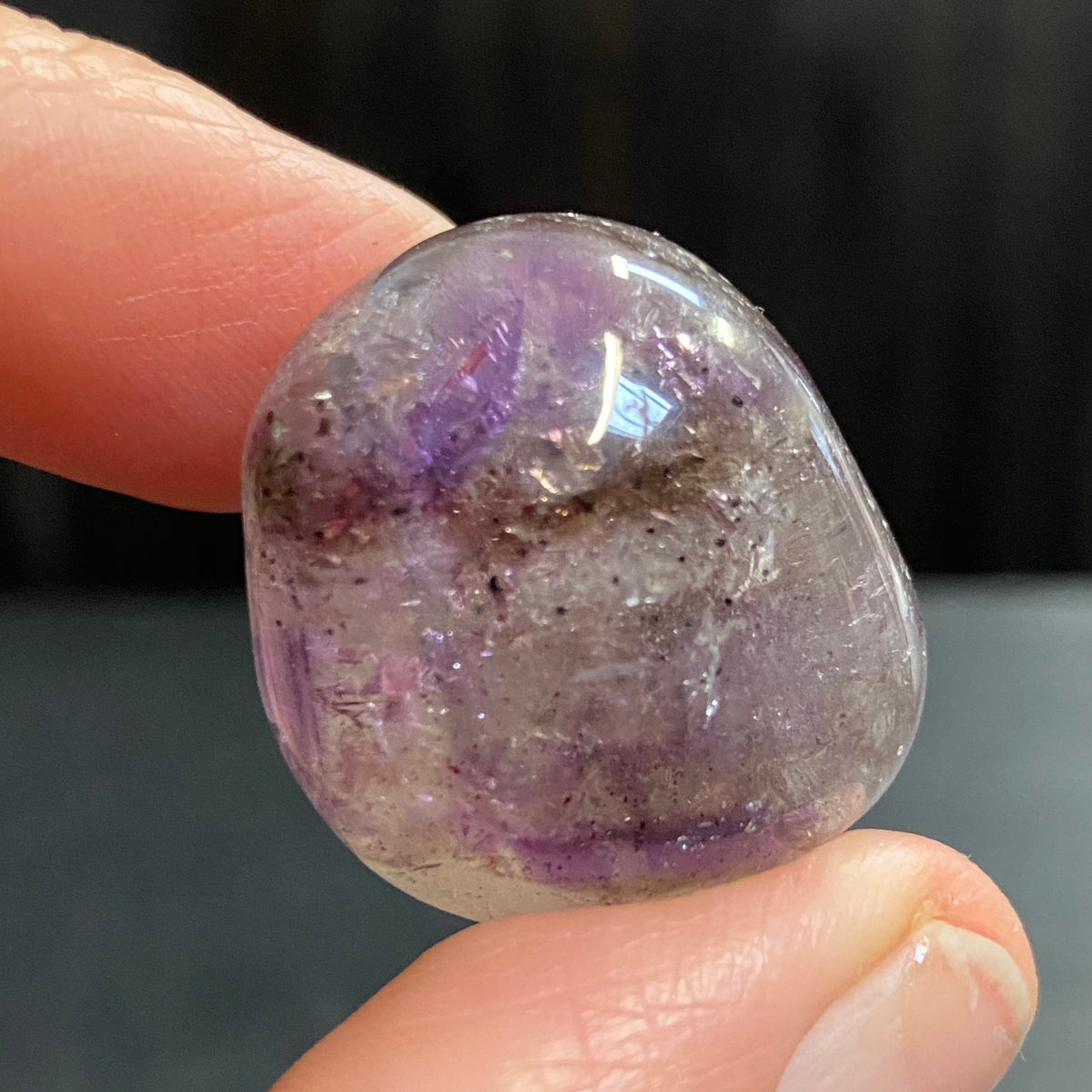 Brandberg Smoky Amethyst Tumbled Stone – Namibia