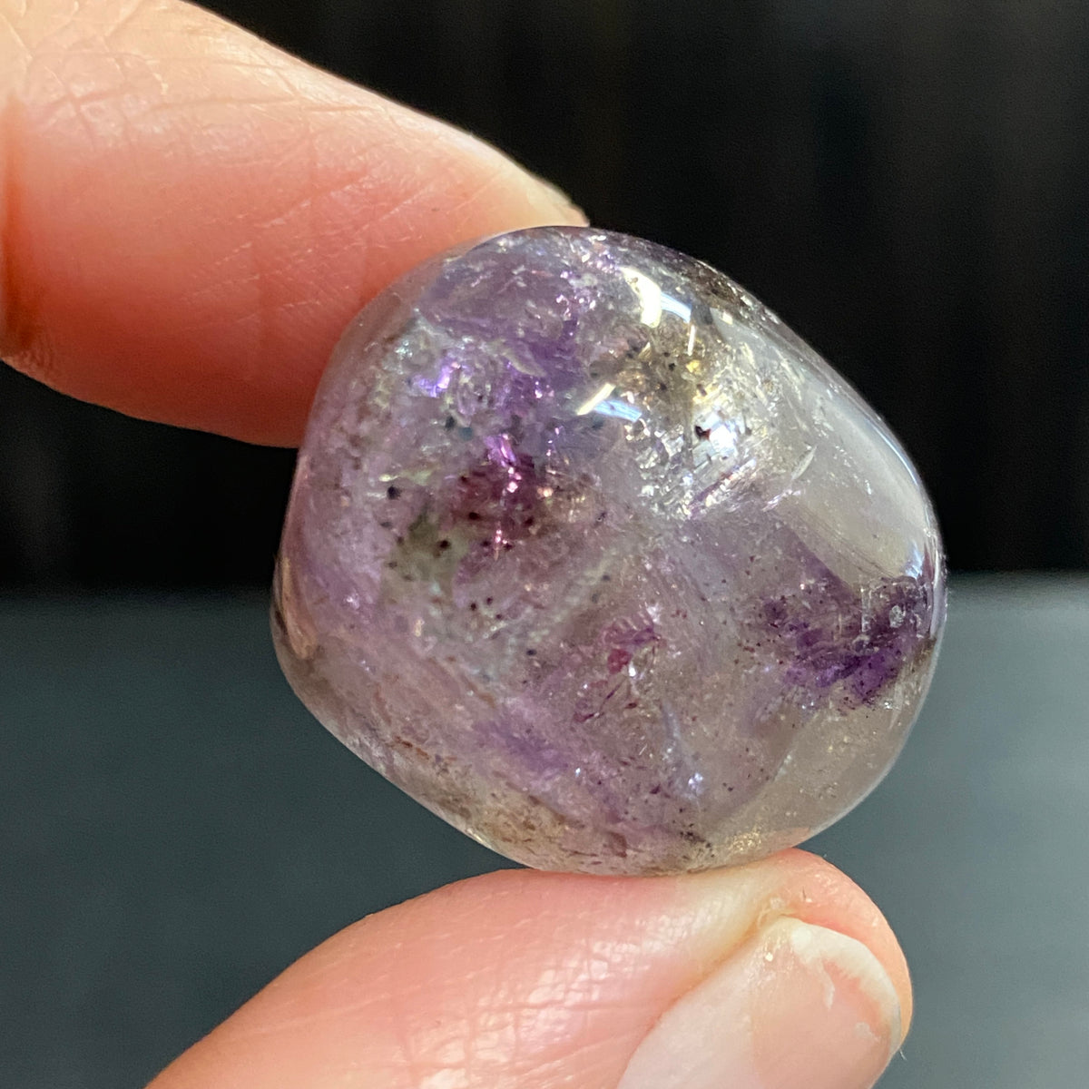 Brandberg Smoky Amethyst Tumbled Stone – Namibia