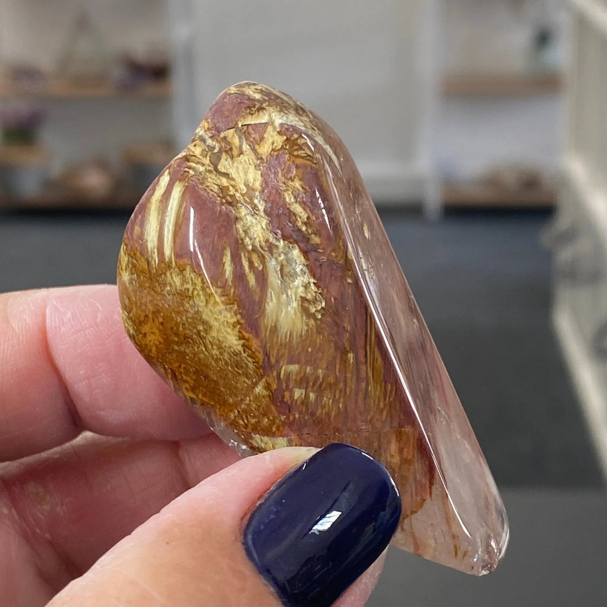 Amphibole Quartz Freeform Castle Rocks Cornwall