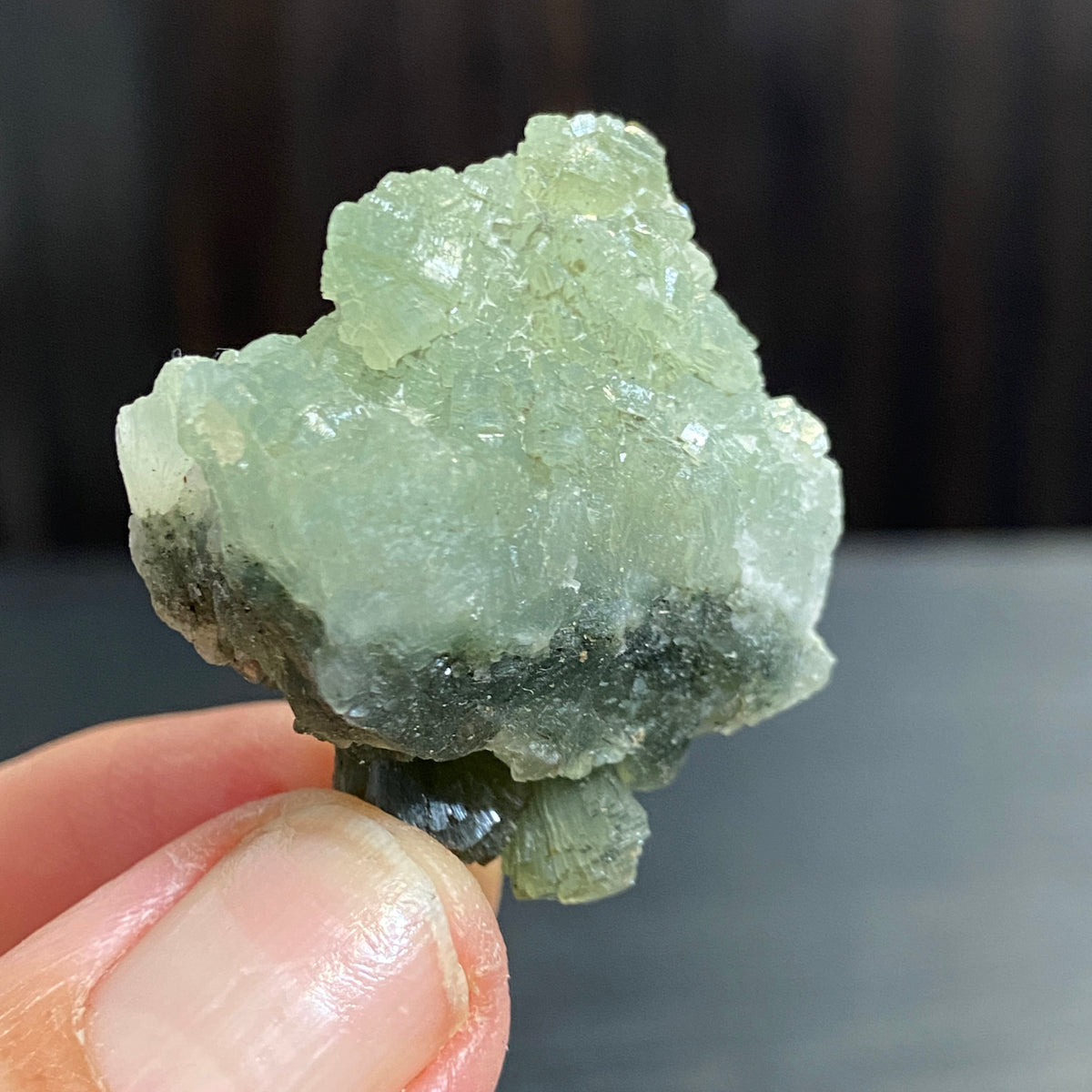 Crystallised Prehnite with Epidote