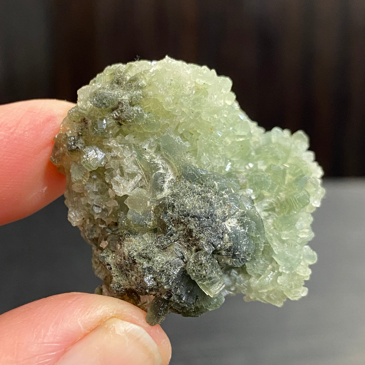 Crystallised Prehnite with Epidote