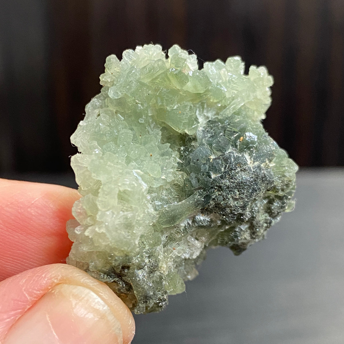Crystallised Prehnite with Epidote