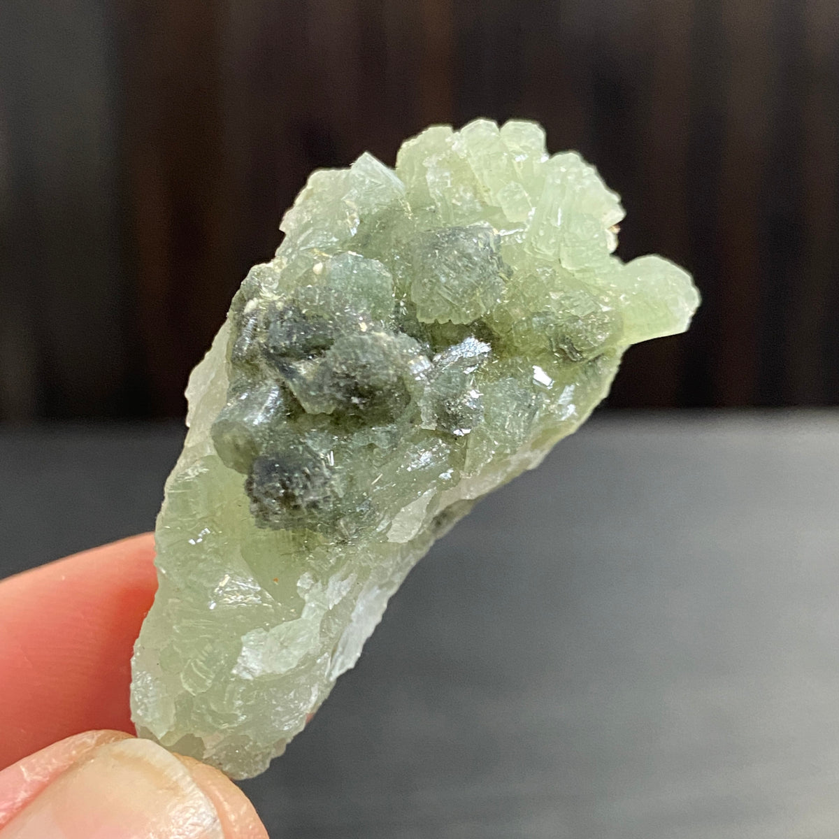 Crystallised Prehnite with Epidote