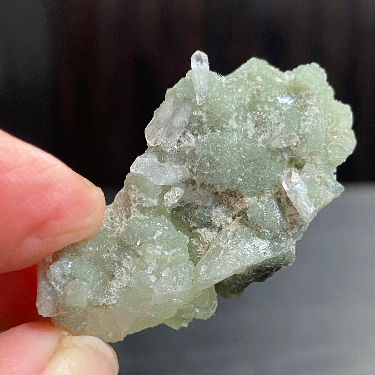 Crystallised Prehnite with Epidote