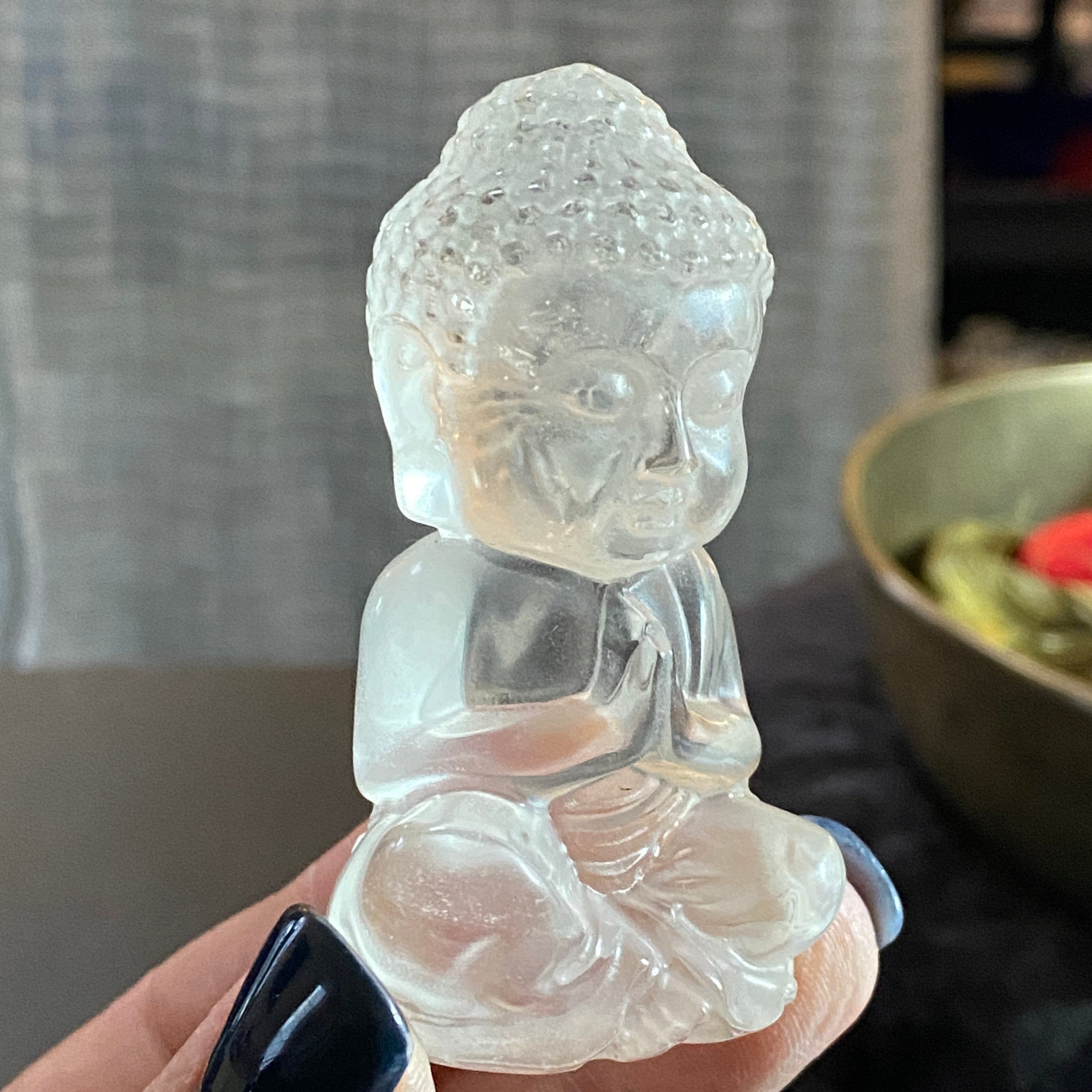 Clear Quartz Buddha