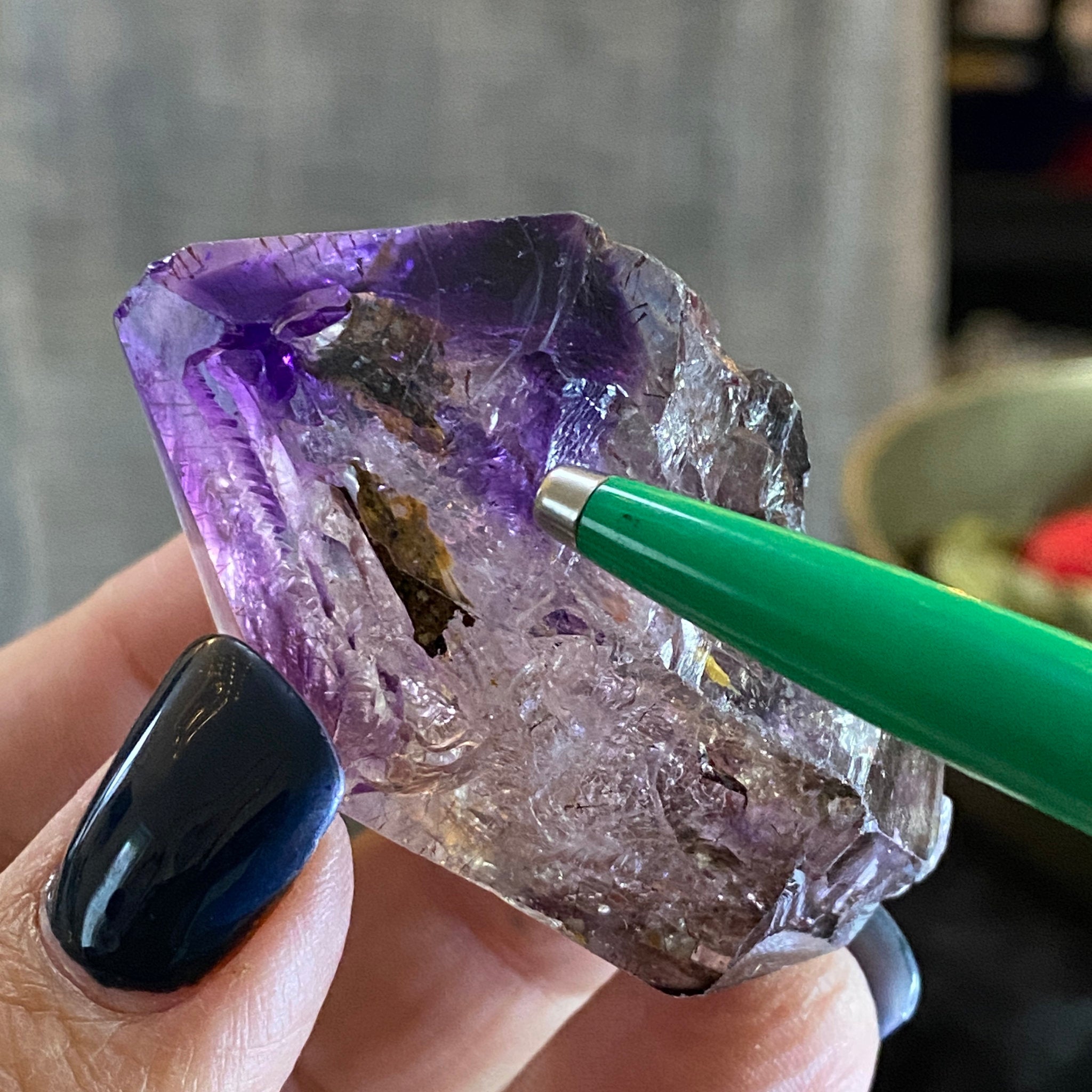 Enhydro Brandberg Amethyst Crystal