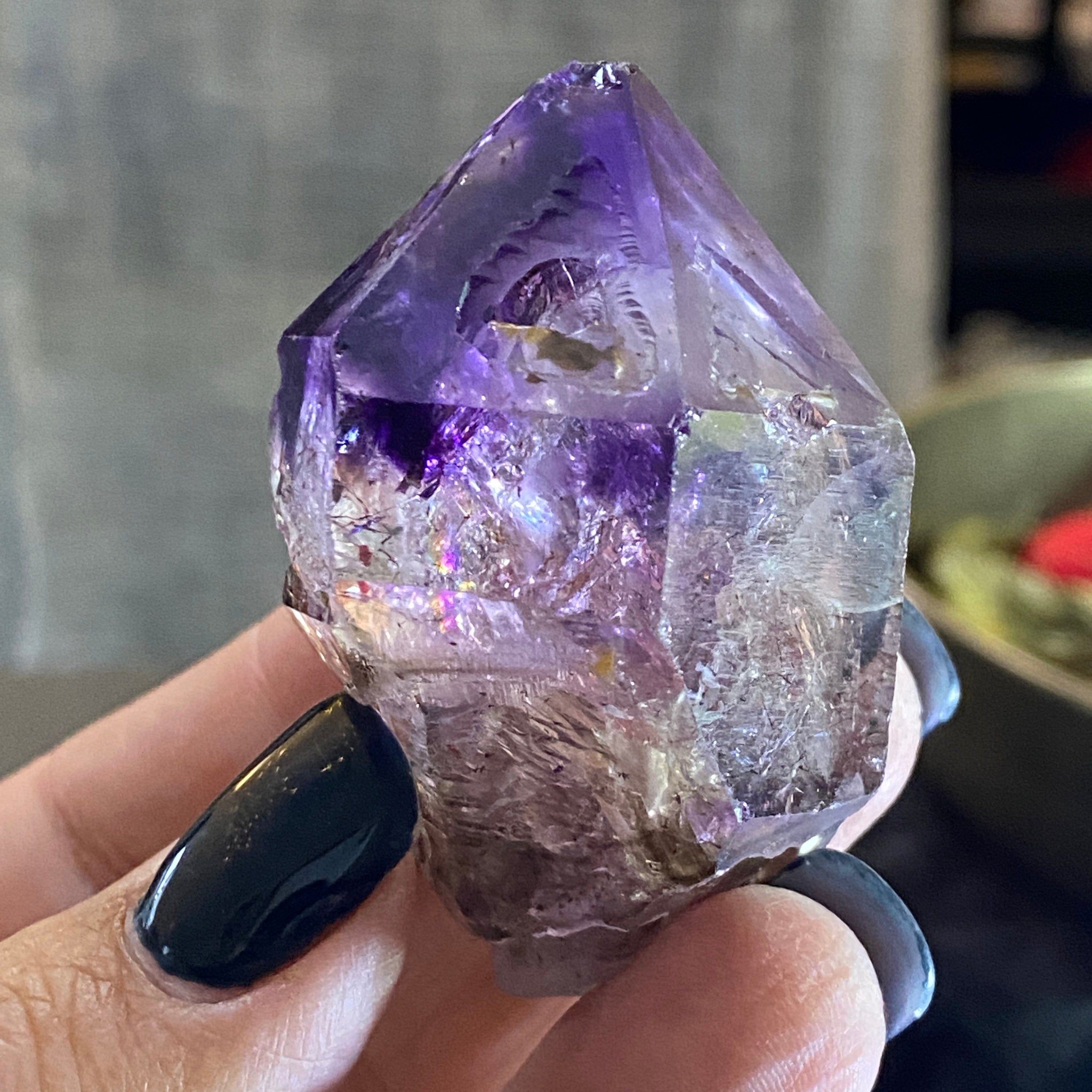 Enhydro Brandberg Amethyst Crystal