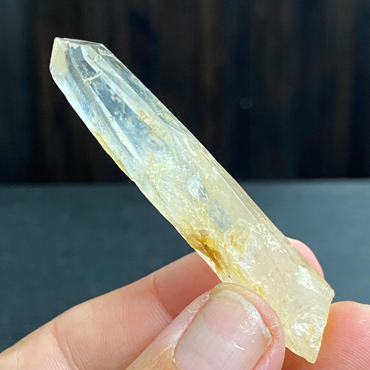 Golden Healer Lemurian Light “Blue Smoke” Quartz – Colombia