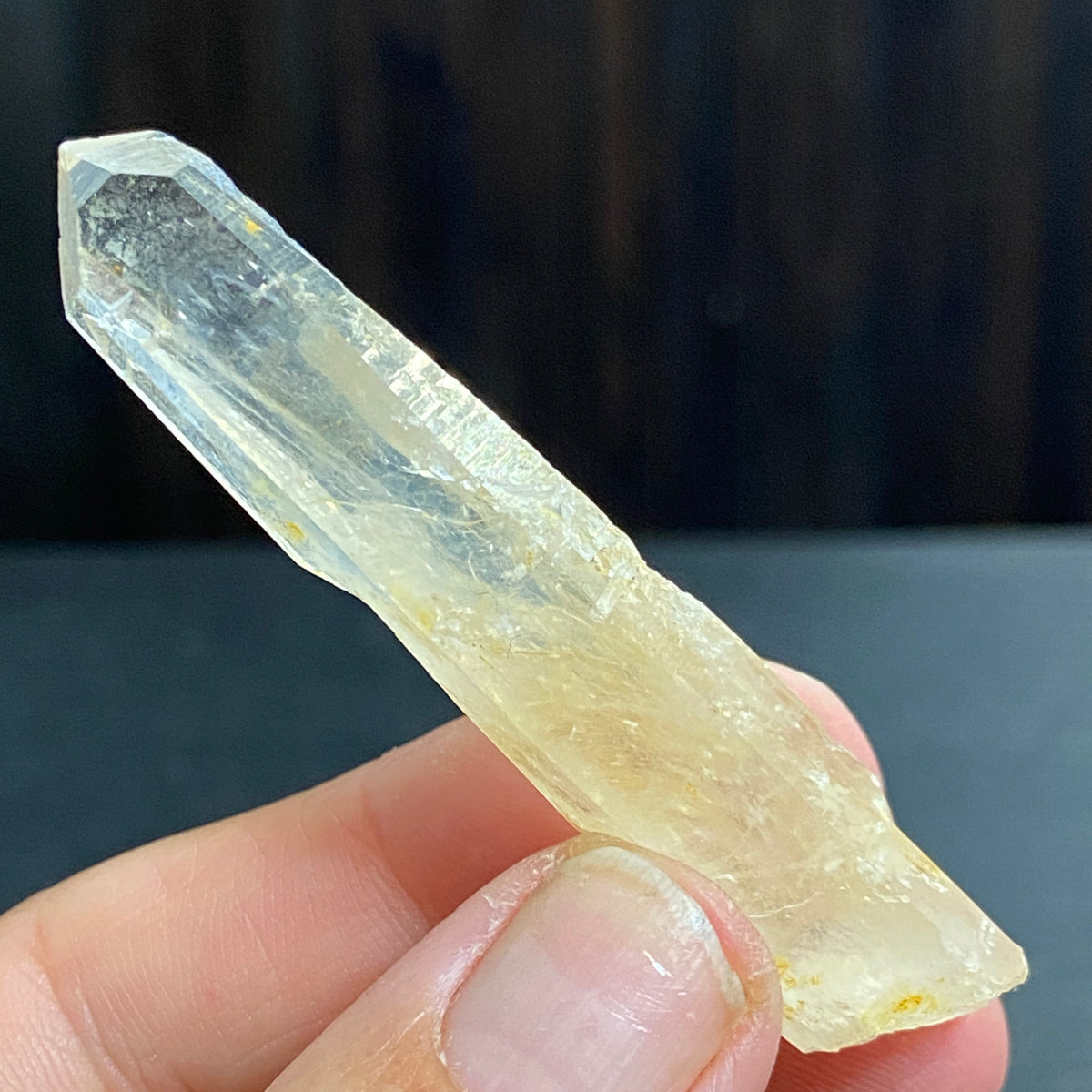 Golden Healer Lemurian Light “Blue Smoke” Quartz – Colombia