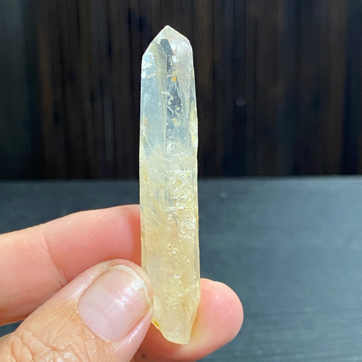 Golden Healer Lemurian Light “Blue Smoke” Quartz – Colombia
