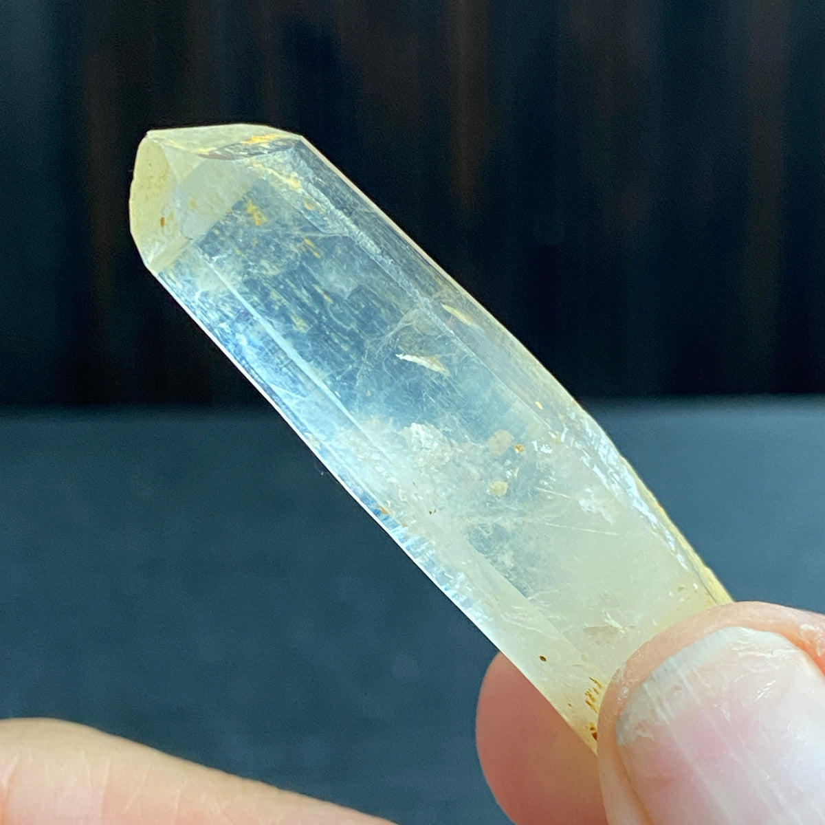 Golden Healer Lemurian Light “Blue Smoke” Quartz – Colombia