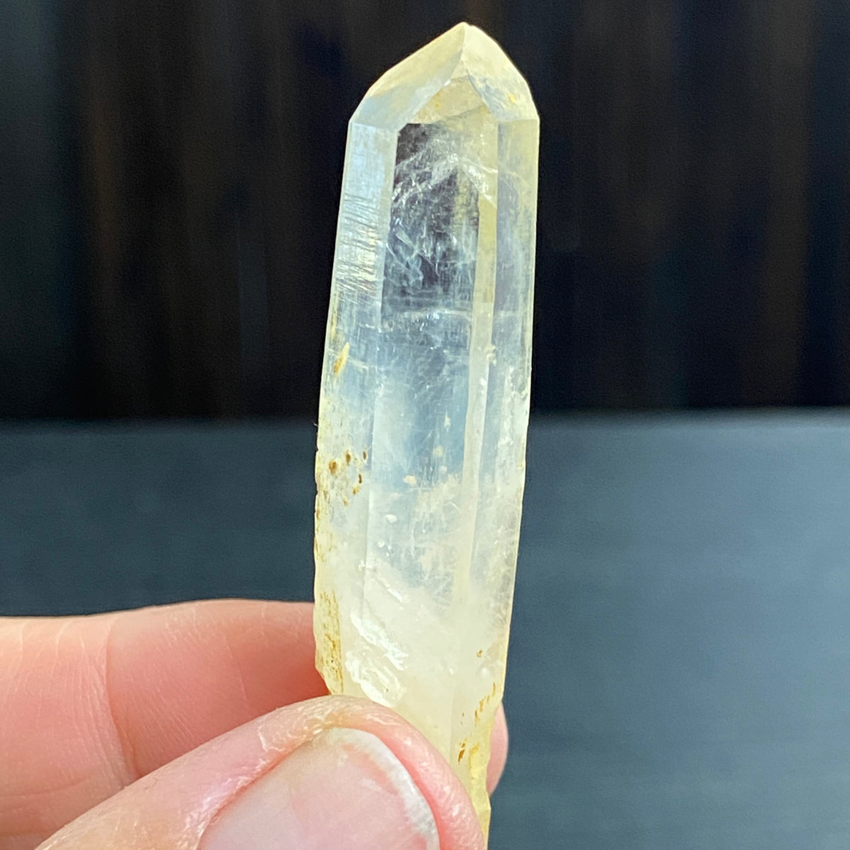 Golden Healer Lemurian Light “Blue Smoke” Quartz – Colombia