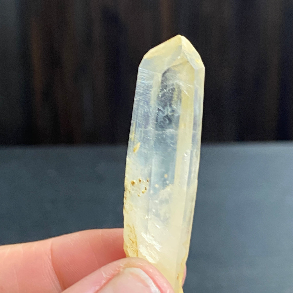 Golden Healer Lemurian Light “Blue Smoke” Quartz – Colombia