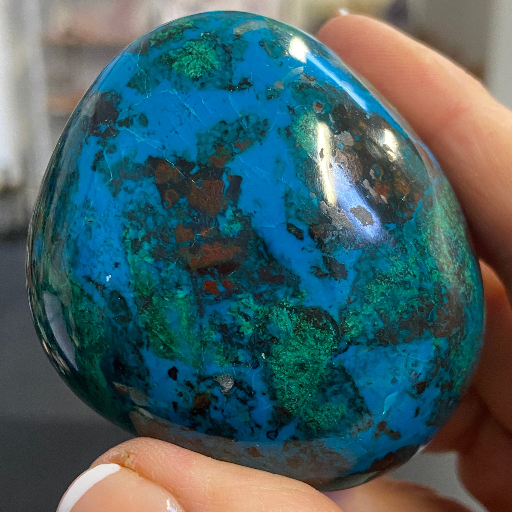 AAA Grade Chrysocolla Freeform – Peru - Castle Rocks Cornwall