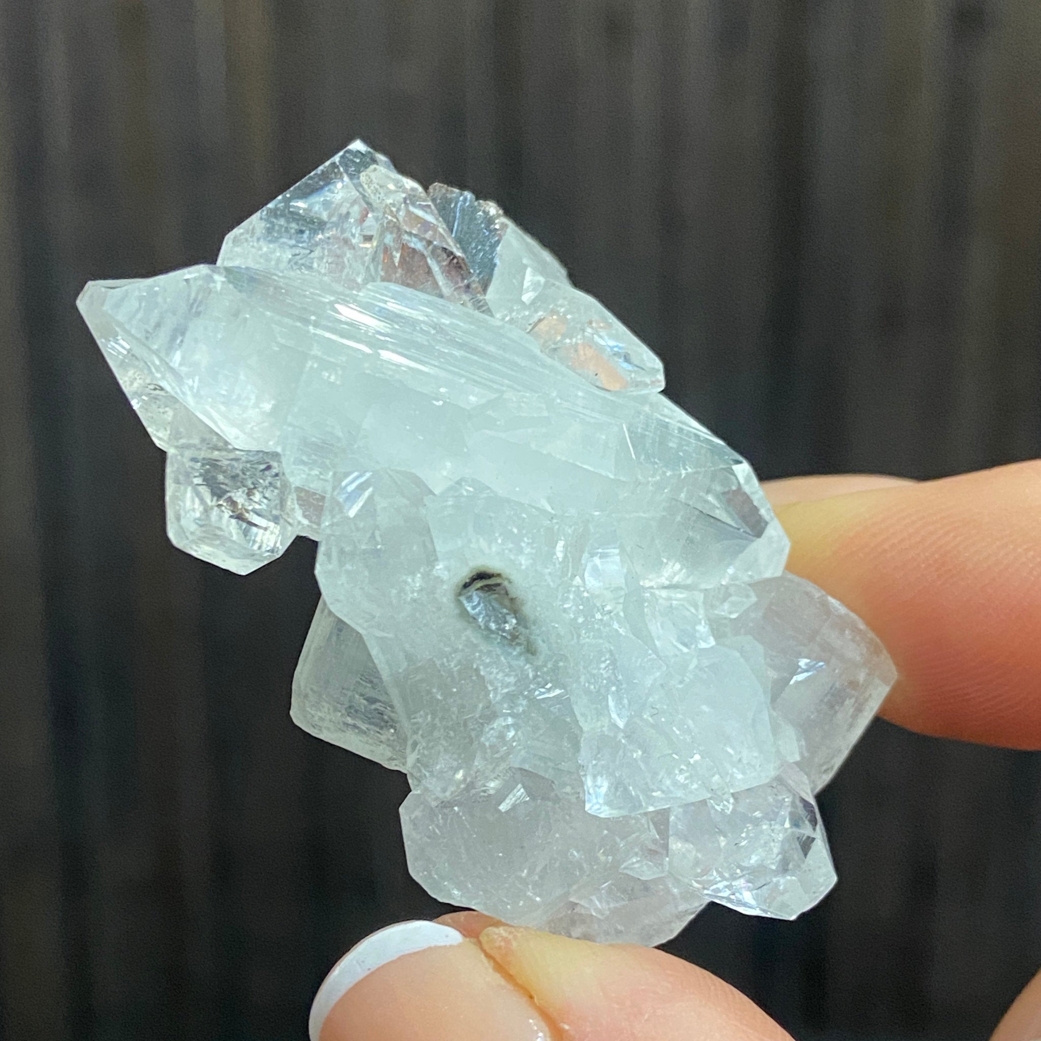 Apophyllite Cluster - India - Castle Rocks Cornwall