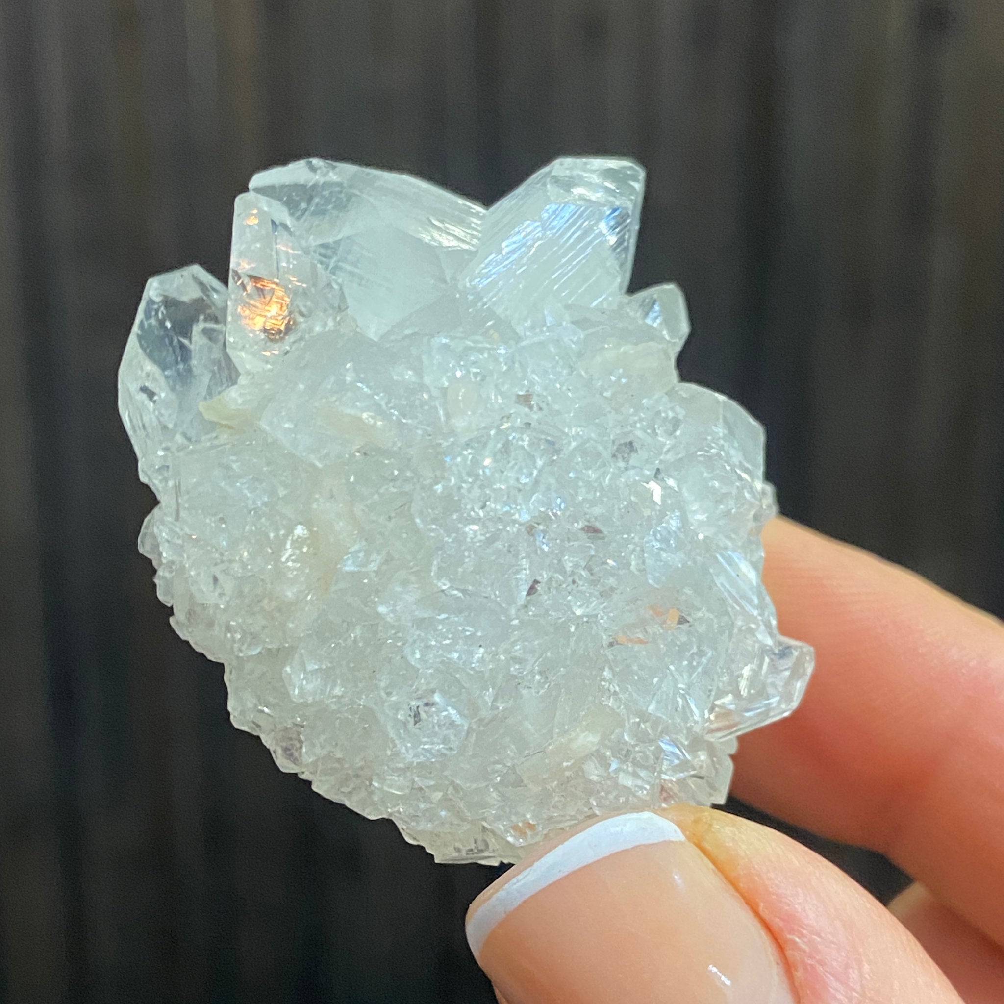 Apophyllite Cluster - India - Castle Rocks Cornwall
