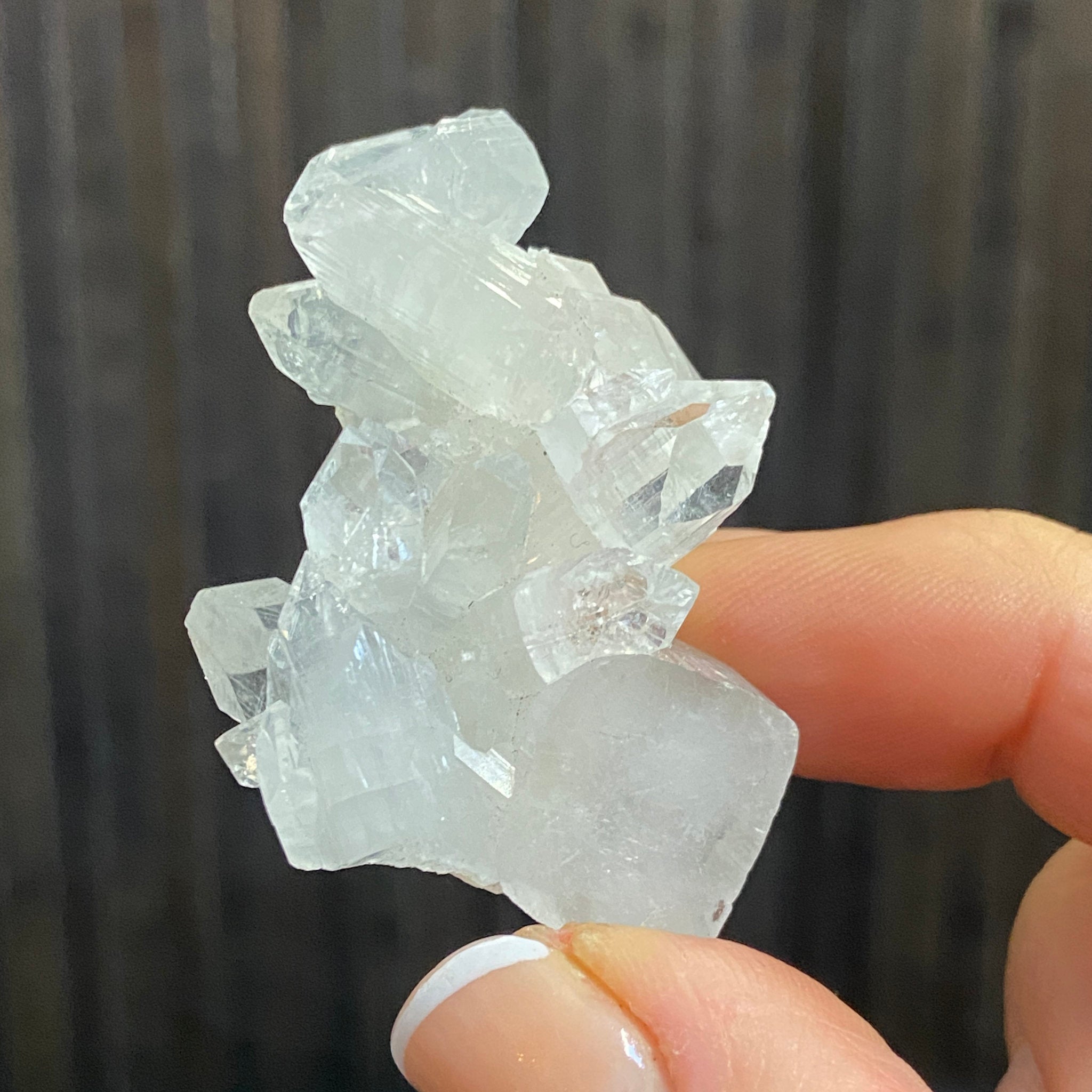 Apophyllite Cluster - India - Castle Rocks Cornwall