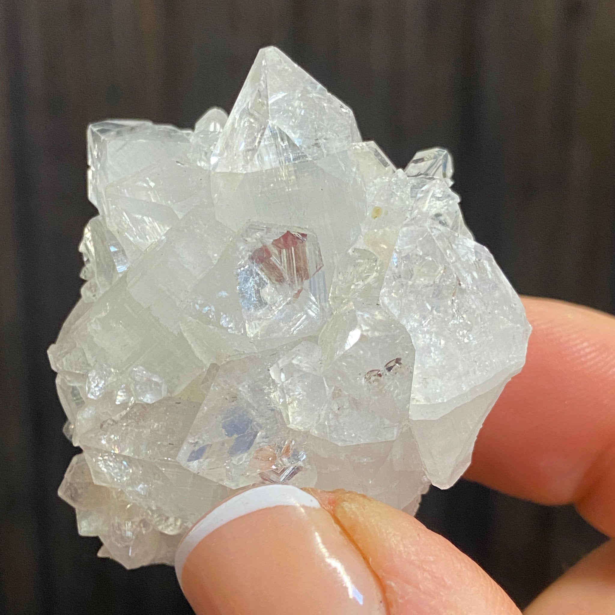 Apophyllite Cluster - India - Castle Rocks Cornwall
