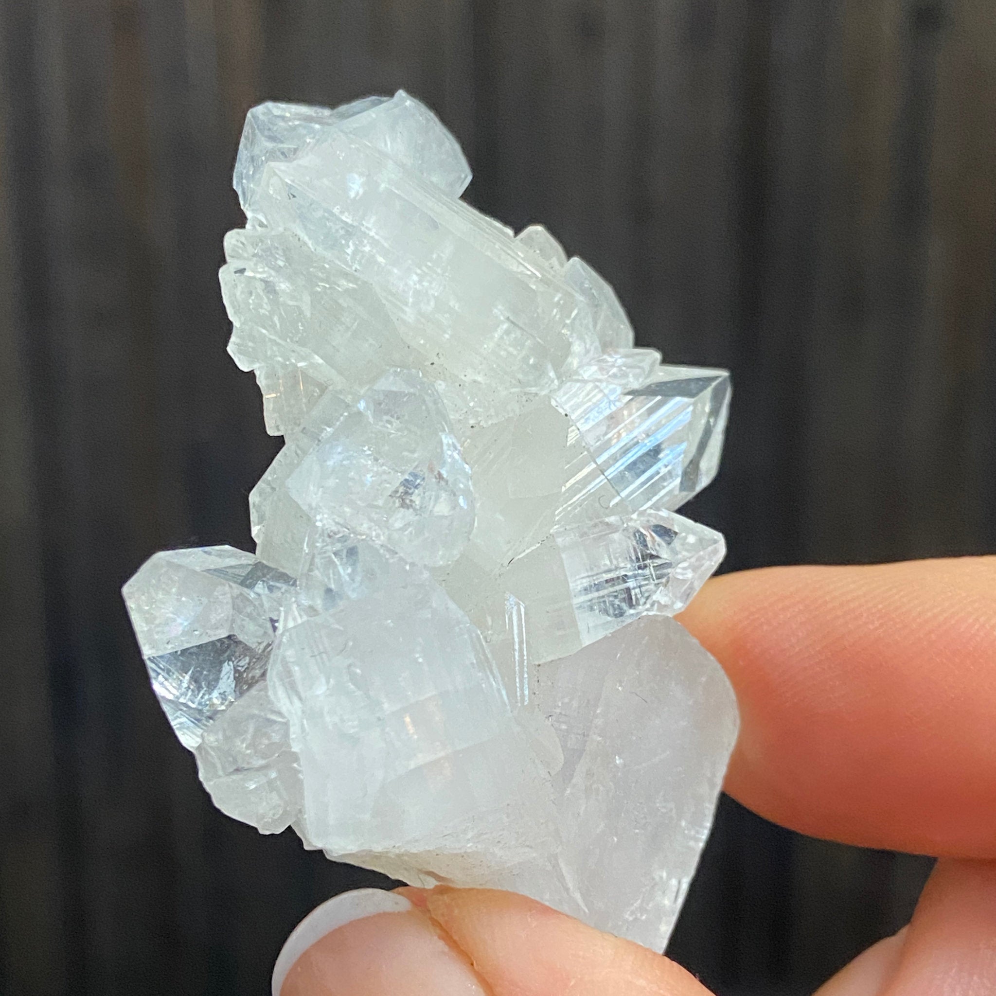 Apophyllite Cluster - India - Castle Rocks Cornwall