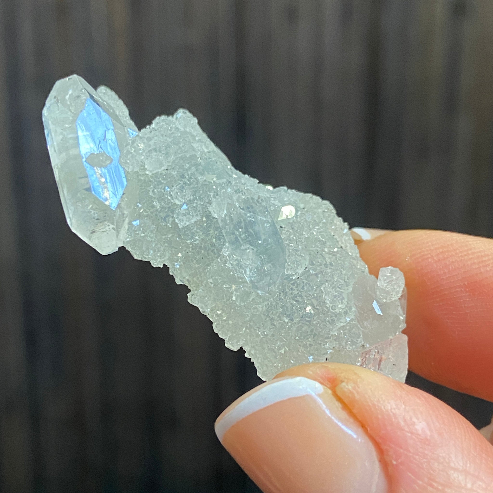 Apophyllite Cluster - India - Castle Rocks Cornwall