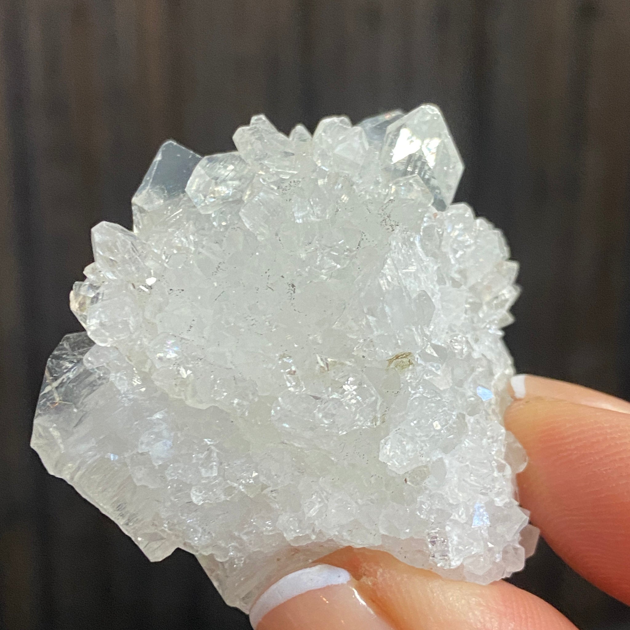 Apophyllite Cluster - India - Castle Rocks Cornwall