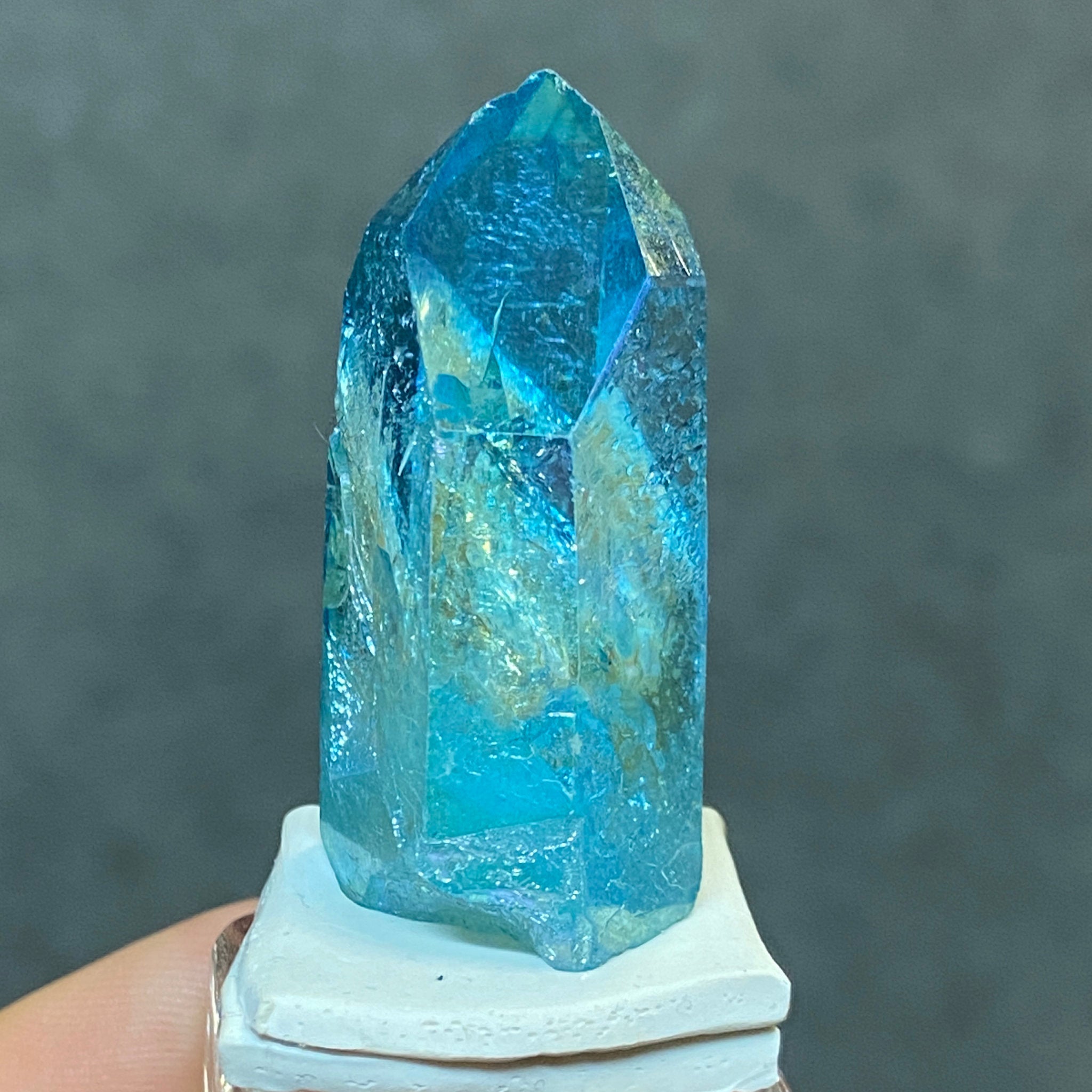 Aqua Aura Starbrary Quartz – Brazil - Castle Rocks Cornwall