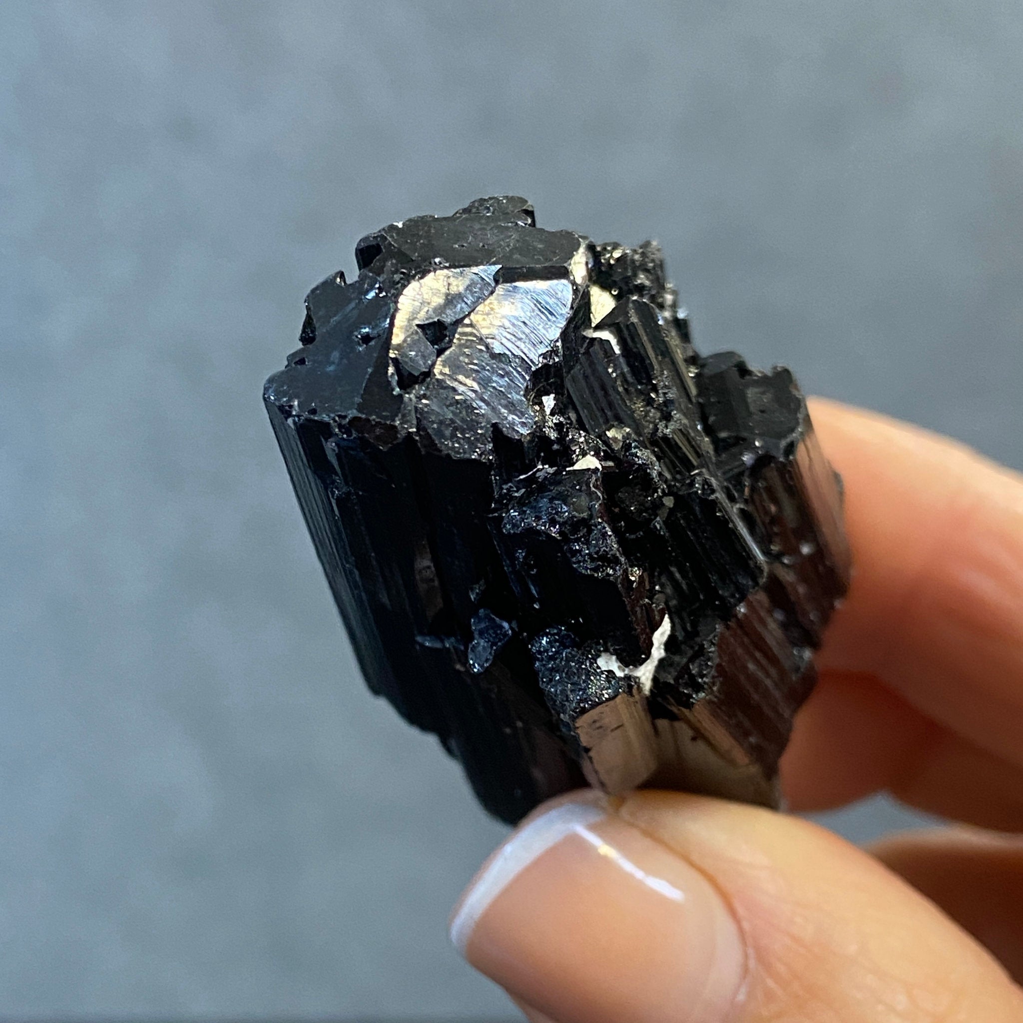 Black Tourmaline Rod – Namibia - Castle Rocks Cornwall