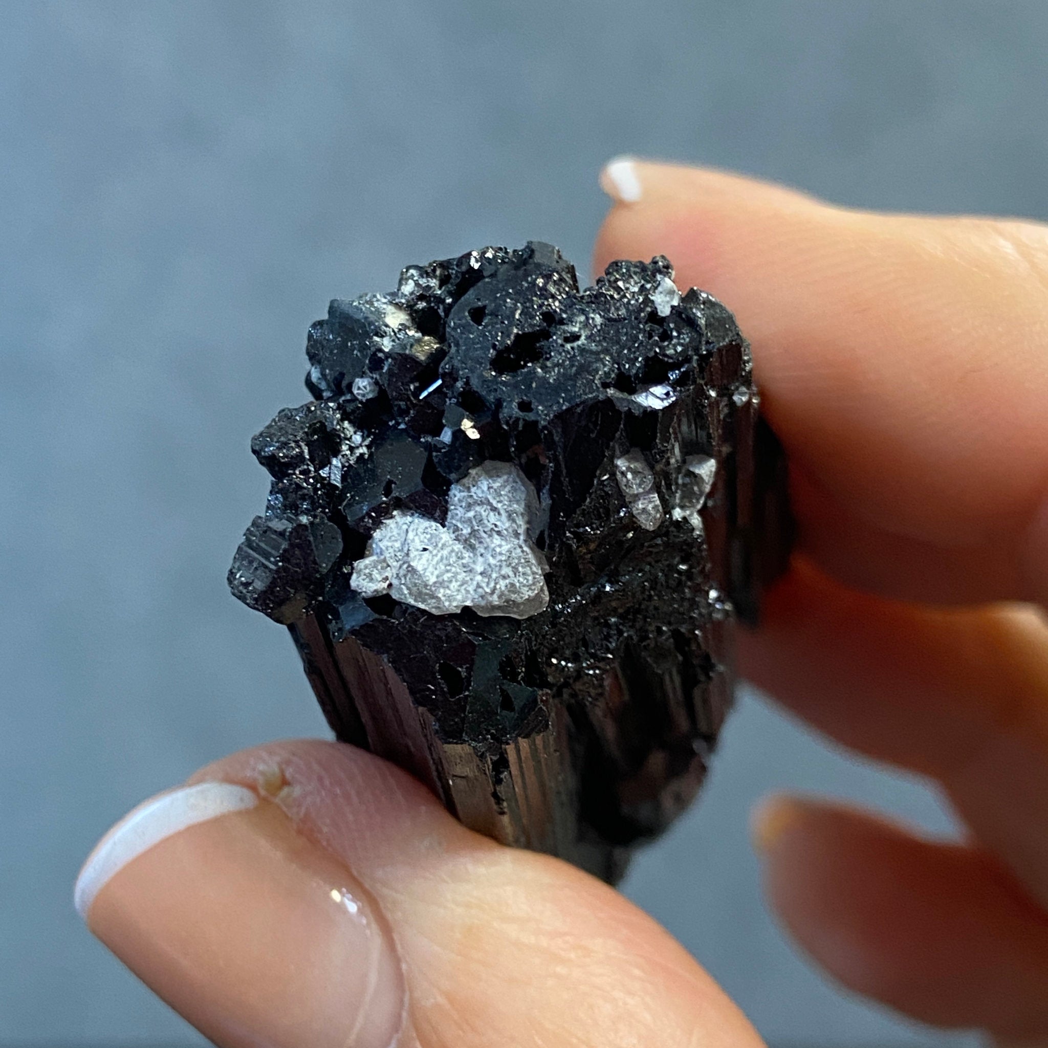 Black Tourmaline Rod – Namibia - Castle Rocks Cornwall