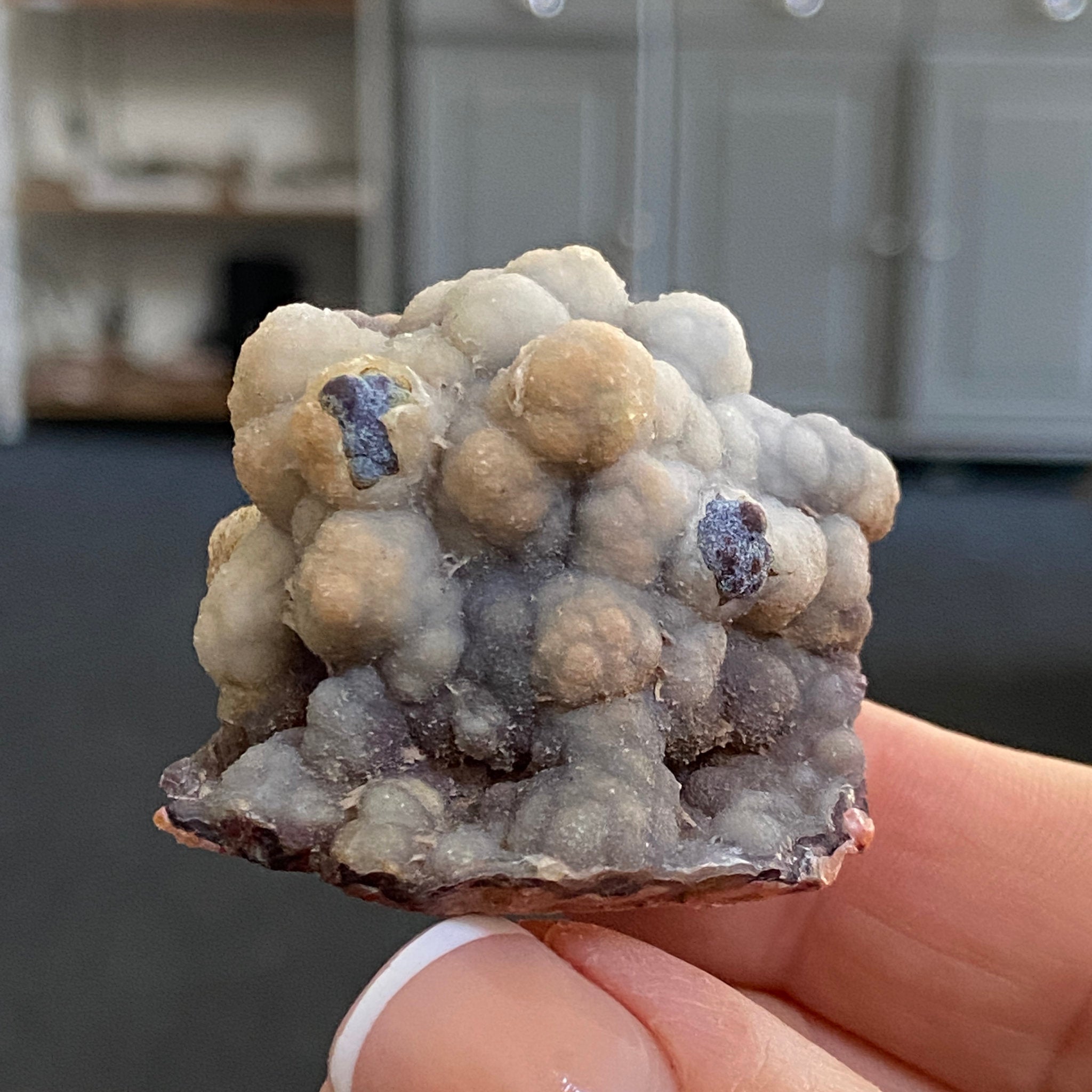 Blue & Purple Chalcedony – Morocco - Castle Rocks Cornwall