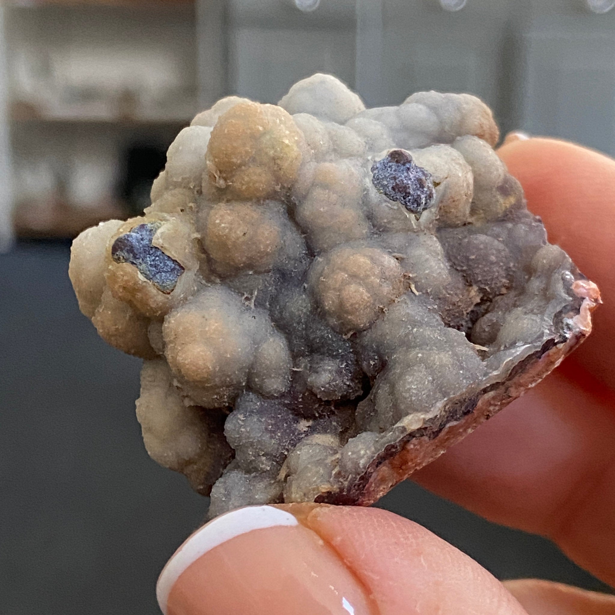 Blue & Purple Chalcedony – Morocco - Castle Rocks Cornwall