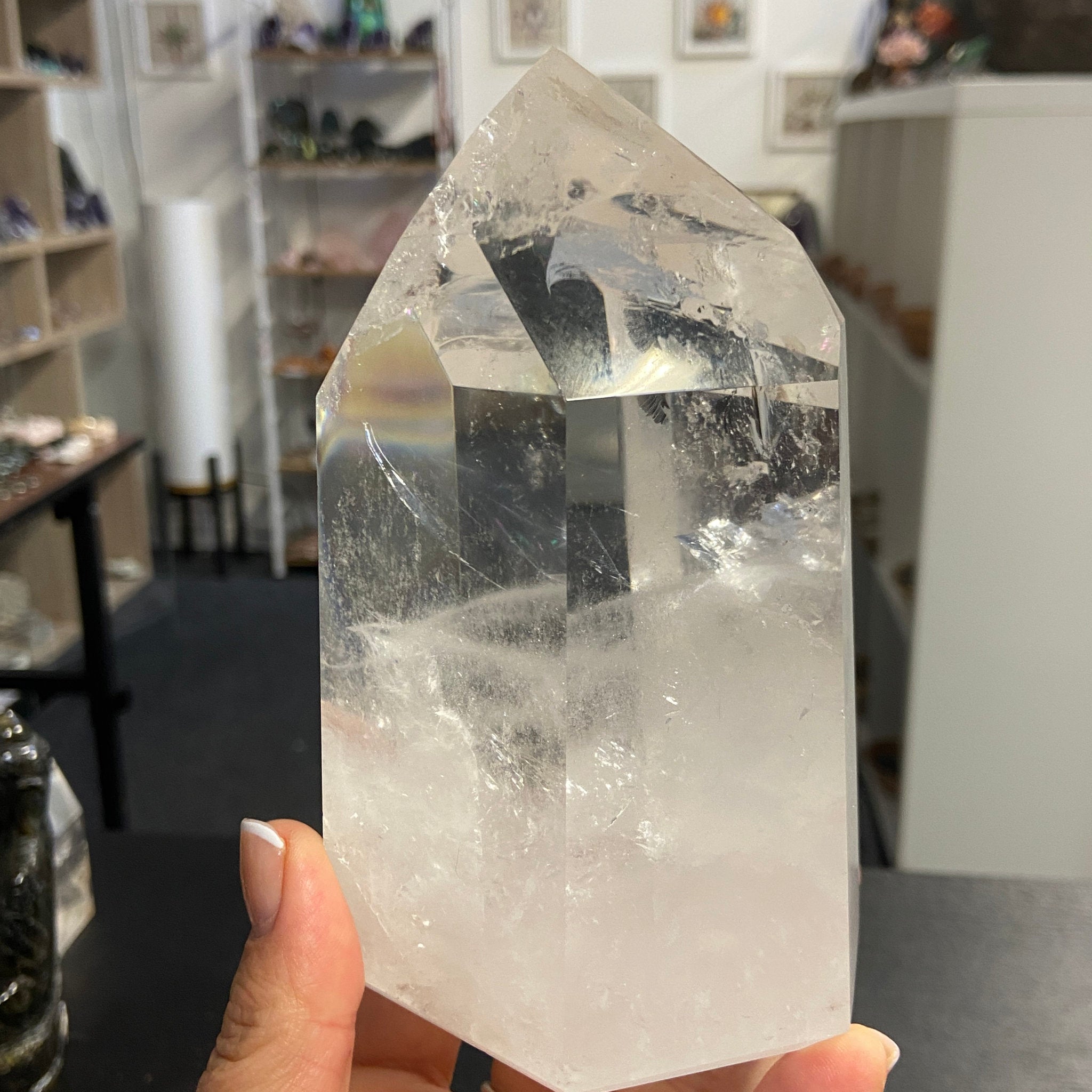 Clear Quartz DOW Crystal Tower – Brazil - Castle Rocks Cornwall