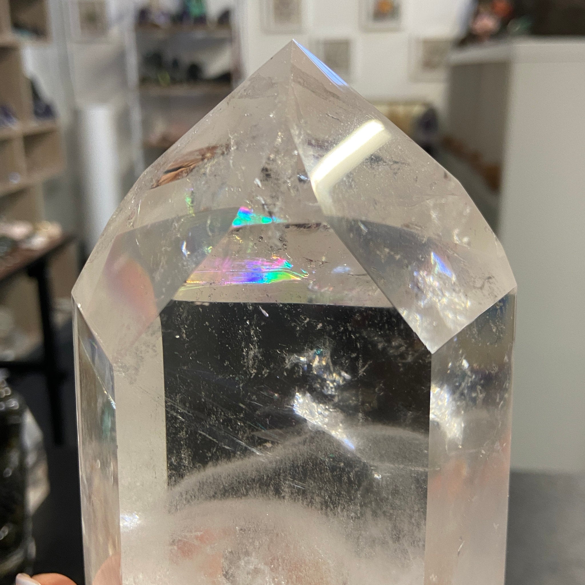 Clear Quartz DOW Crystal Tower – Brazil - Castle Rocks Cornwall