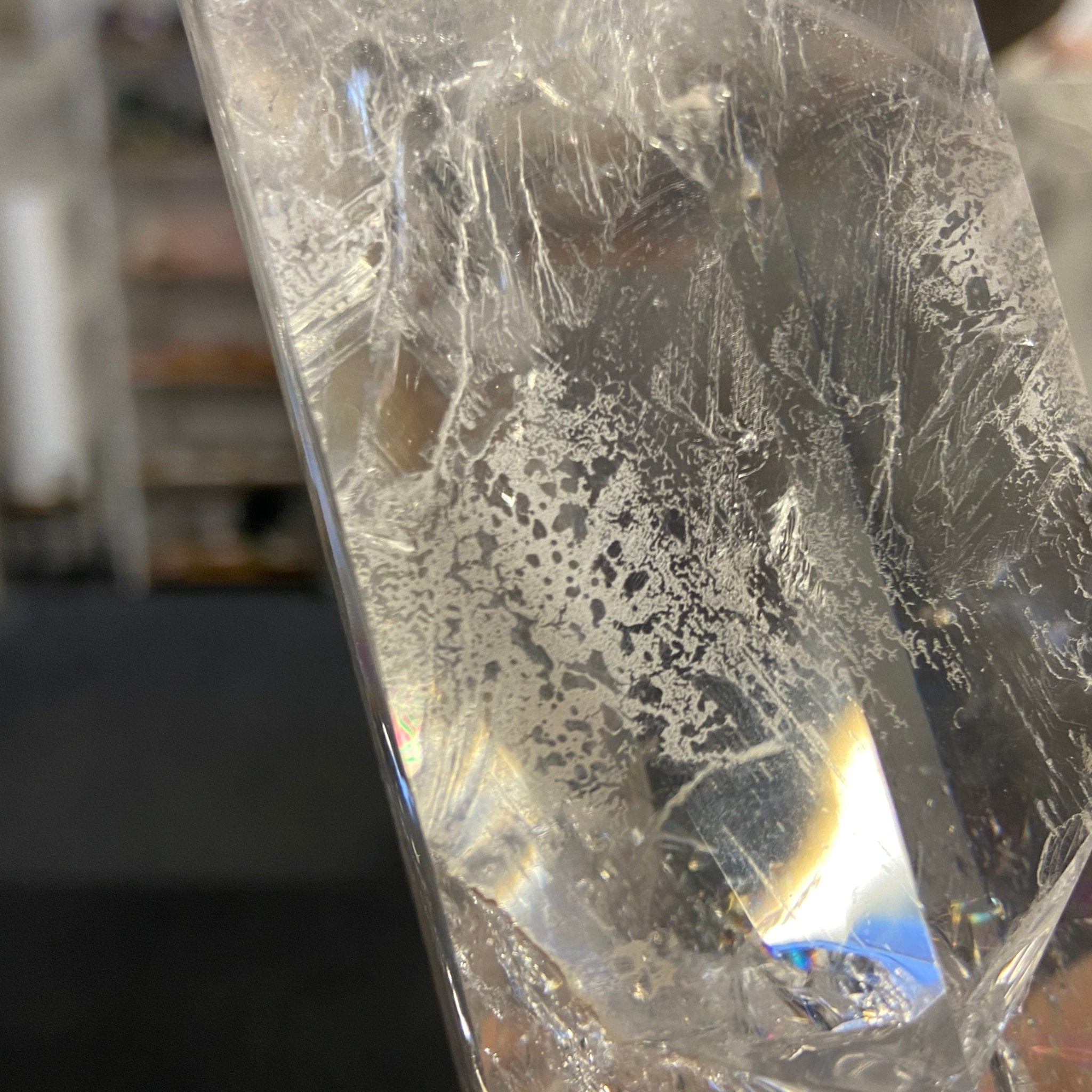 Clear Quartz Generator Tower – Brazil - Castle Rocks Cornwall