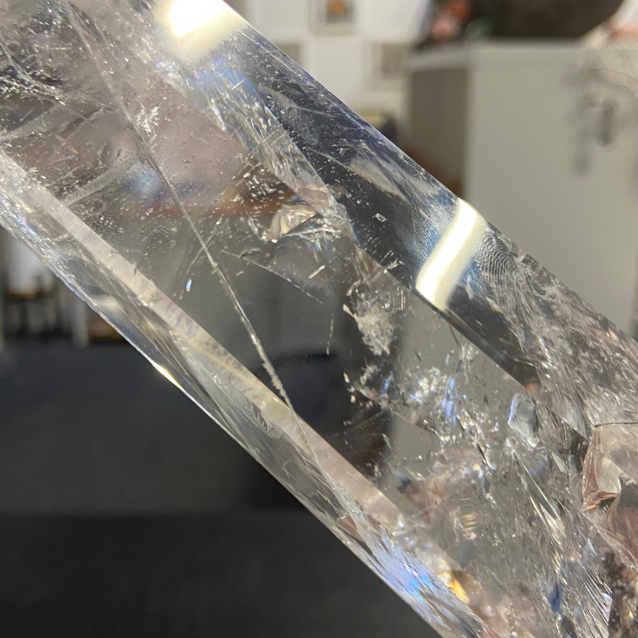 Clear Quartz Generator Tower – Brazil - Castle Rocks Cornwall