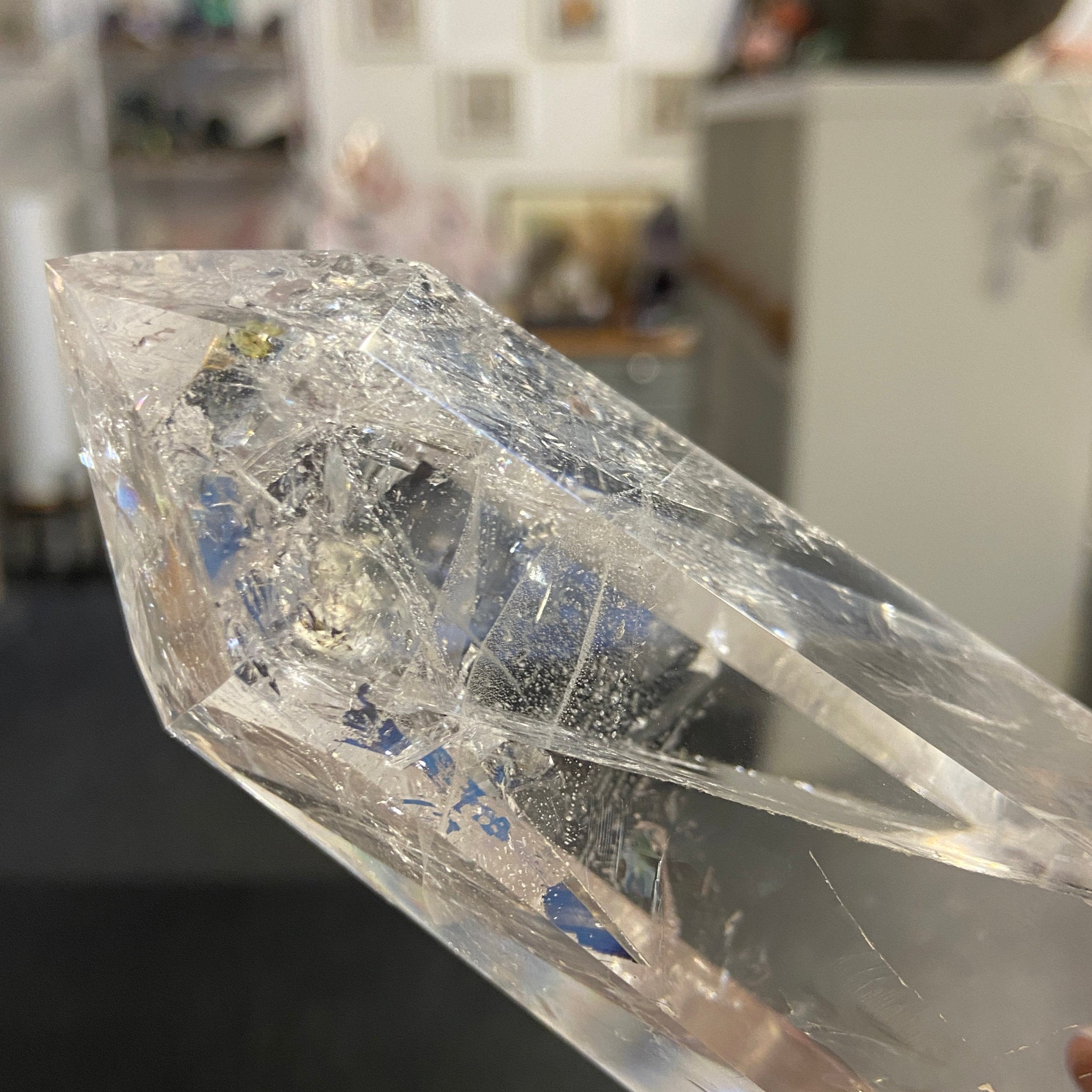 Clear Quartz Generator Tower – Brazil - Castle Rocks Cornwall