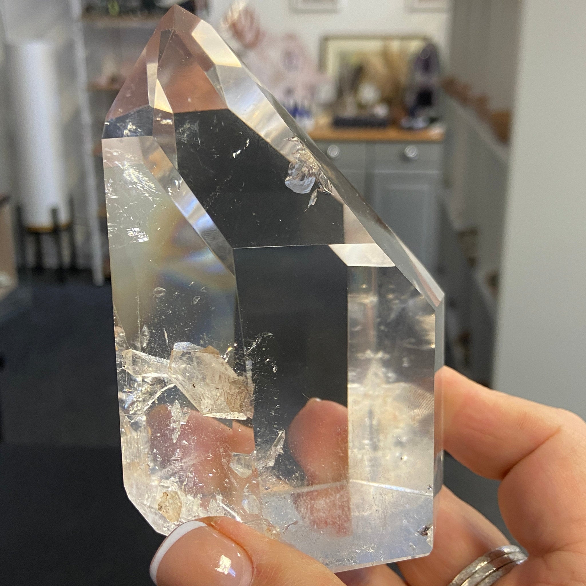 Clear Quartz Manifestation Tower – Brazil - Castle Rocks Cornwall