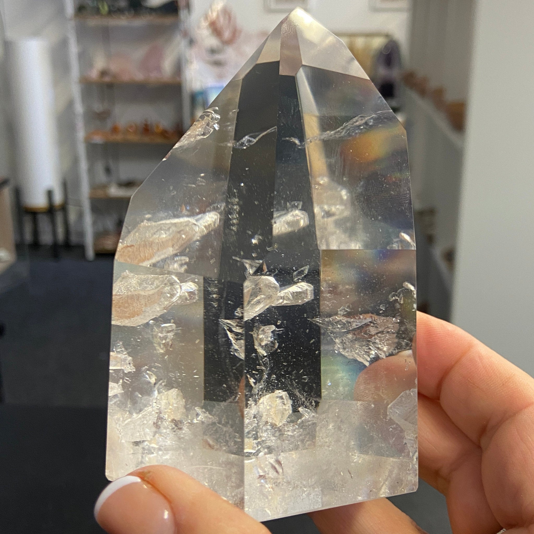 Clear Quartz Manifestation Tower – Brazil - Castle Rocks Cornwall