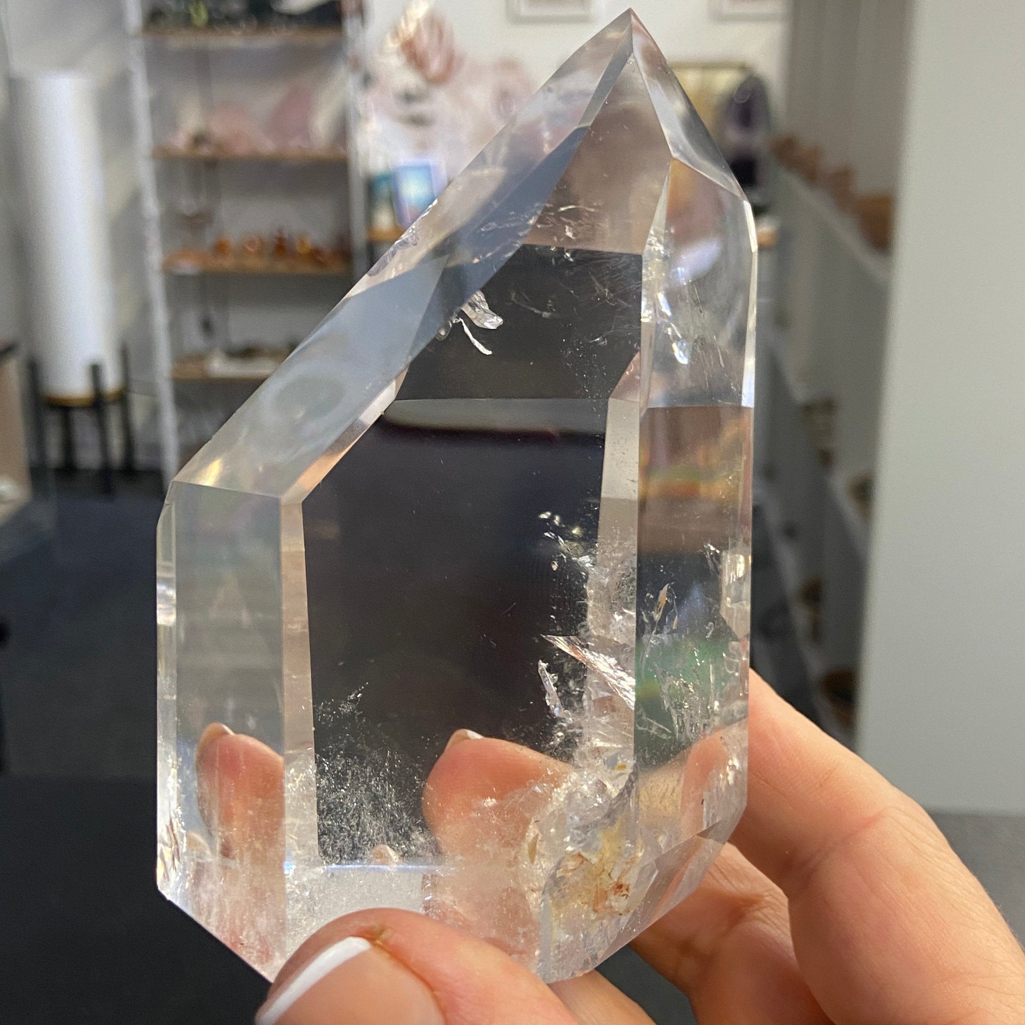 Clear Quartz Manifestation Tower – Brazil - Castle Rocks Cornwall