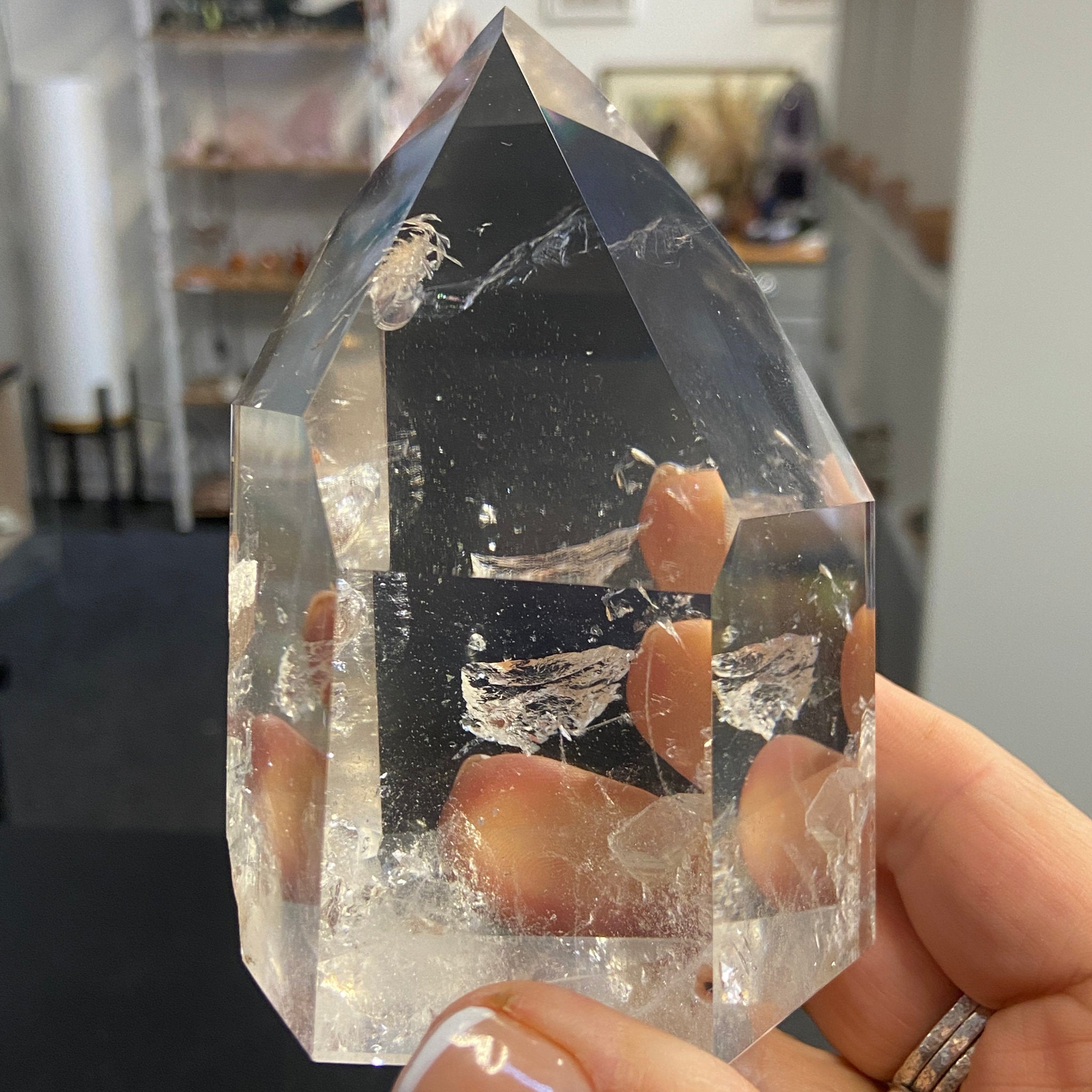 Clear Quartz Manifestation Tower – Brazil - Castle Rocks Cornwall