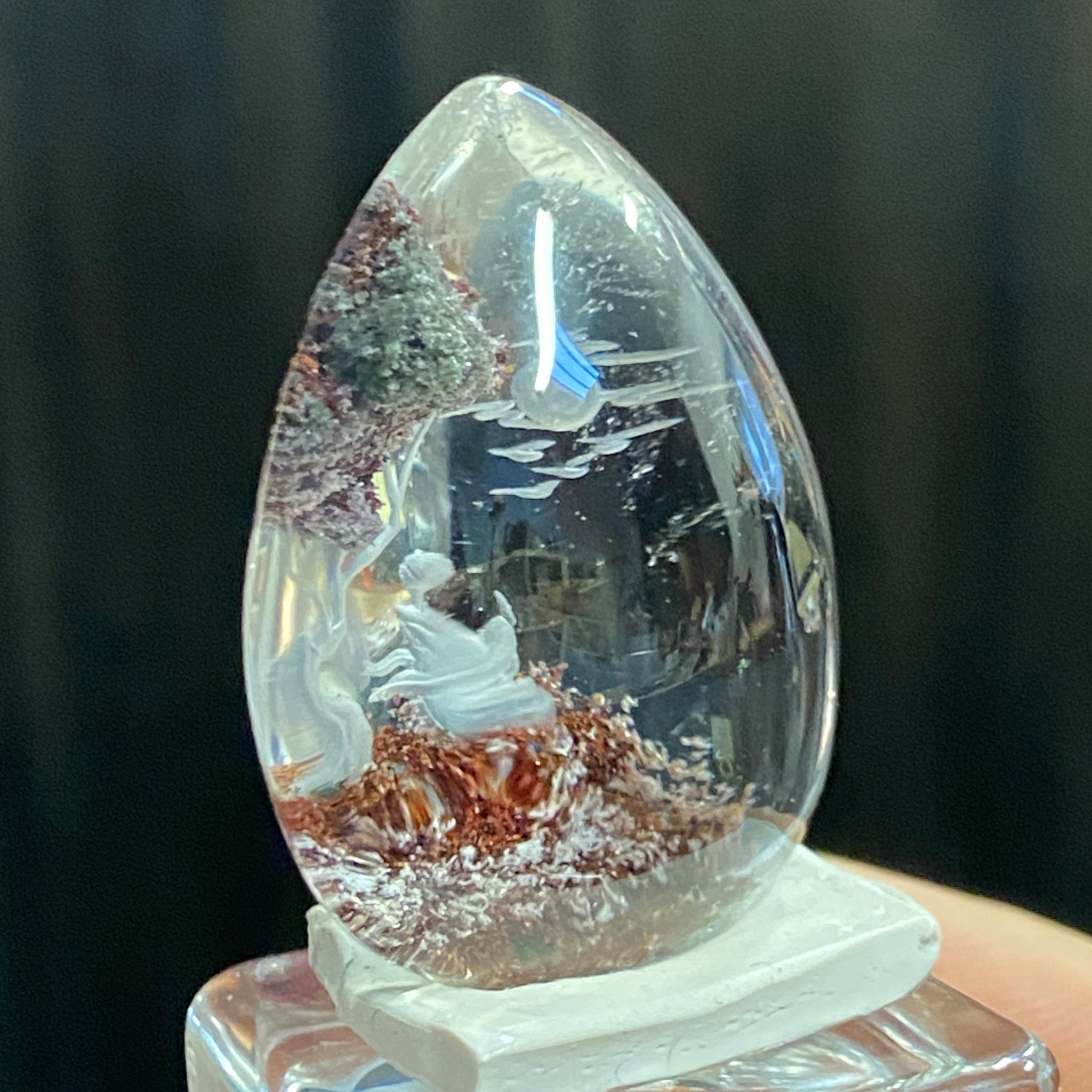 Clear Quartz Shaman Carving – Spirit Being - Castle Rocks Cornwall